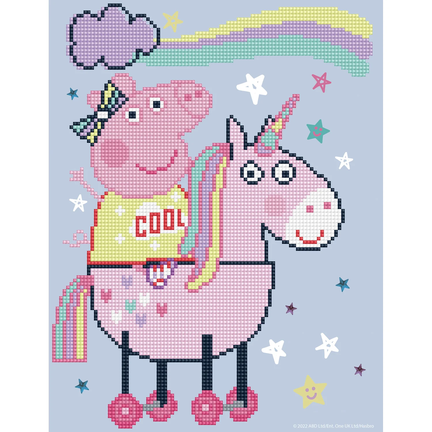 Diamond Dotz Peppa's Magical Unicorn Peppa Pig - 10.6" x 13.8" - Image 5