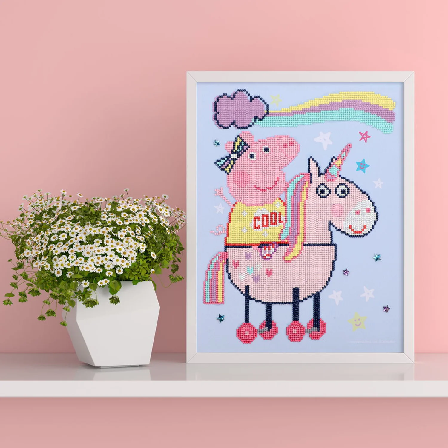 Diamond Dotz Peppa's Magical Unicorn Peppa Pig - 10.6" x 13.8" - Image 7