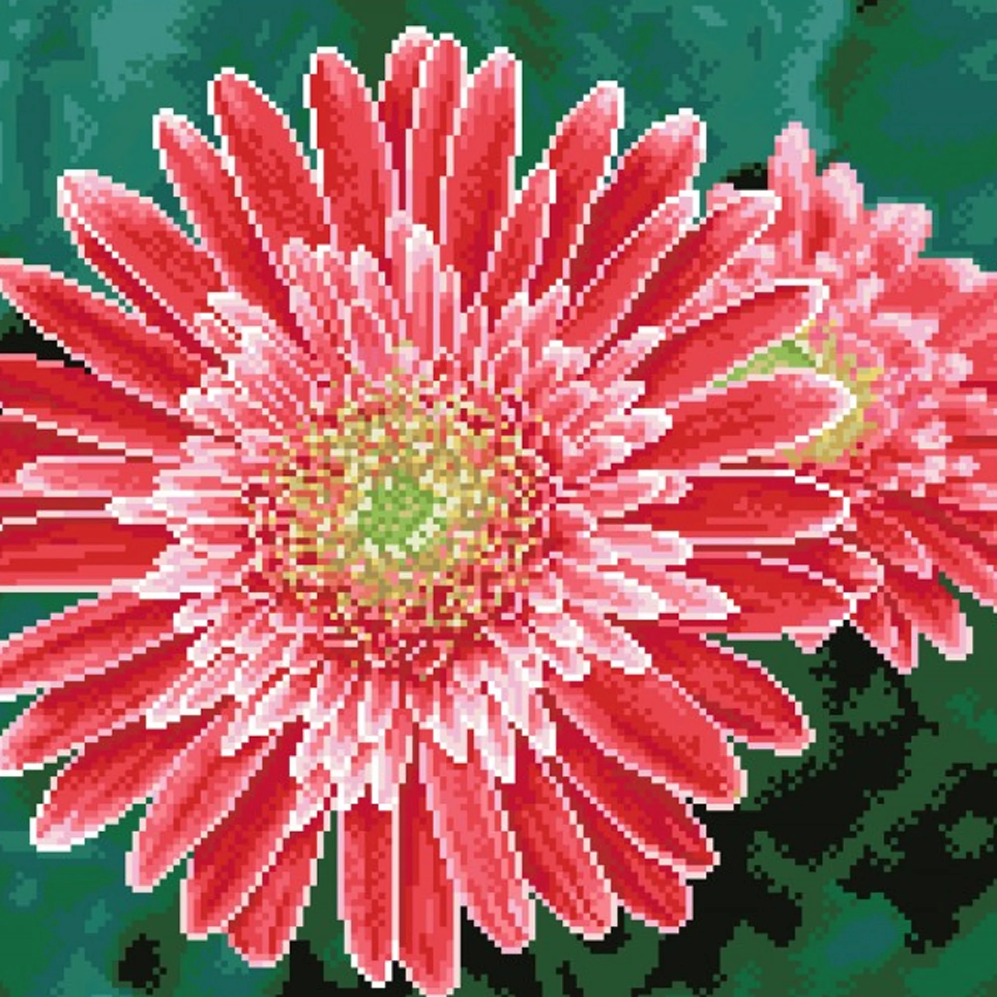 Diamond Dotz Pink Gerberas - 19.7" x 15.8" - Image 5