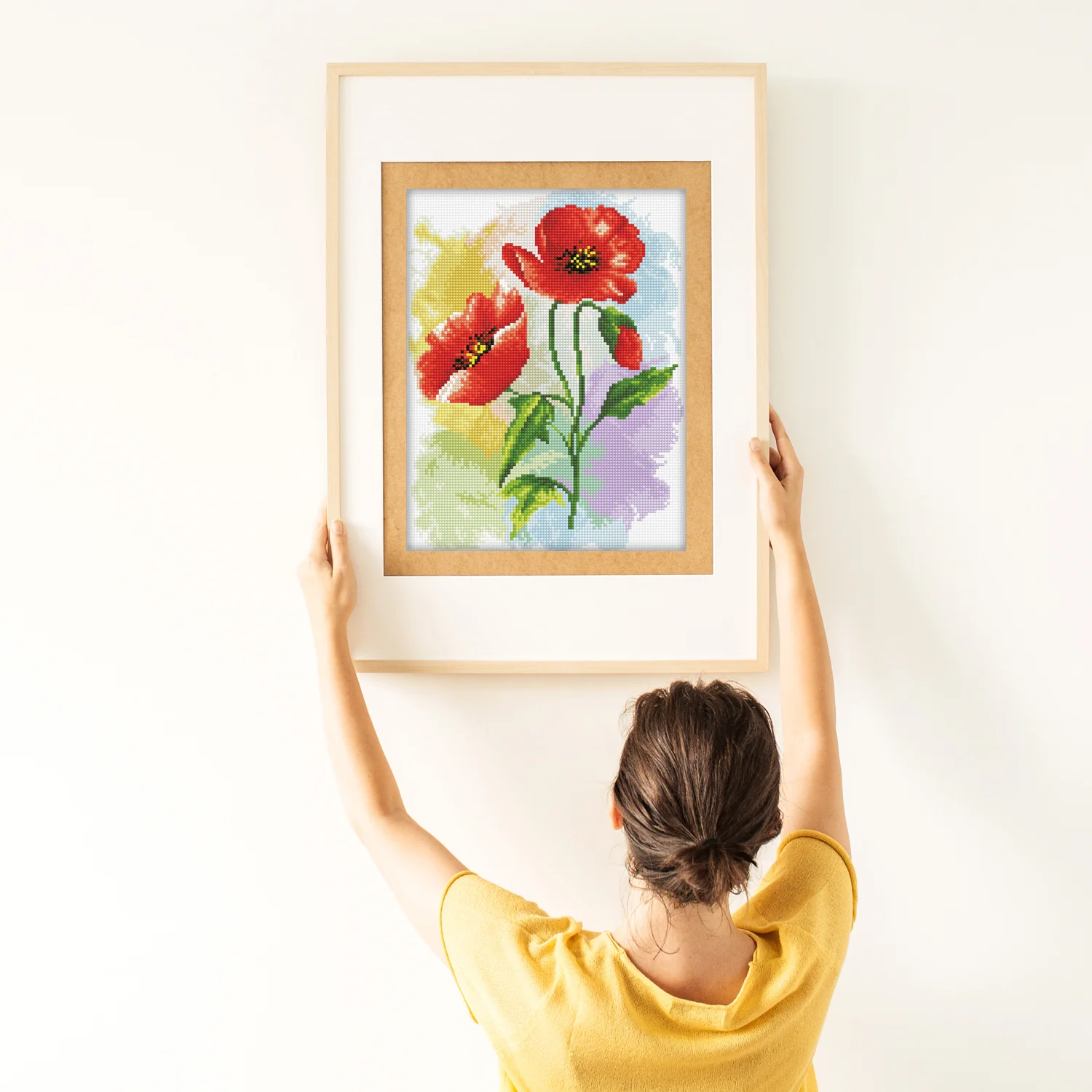 Diamond Dotz Poppy Poster - 10.6" x 13.8" - Image 4