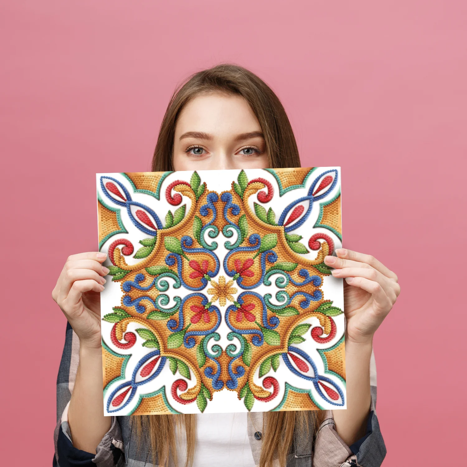 Diamond Dotz Portuguese Tile - 12.0" x 12.0" - Image 2