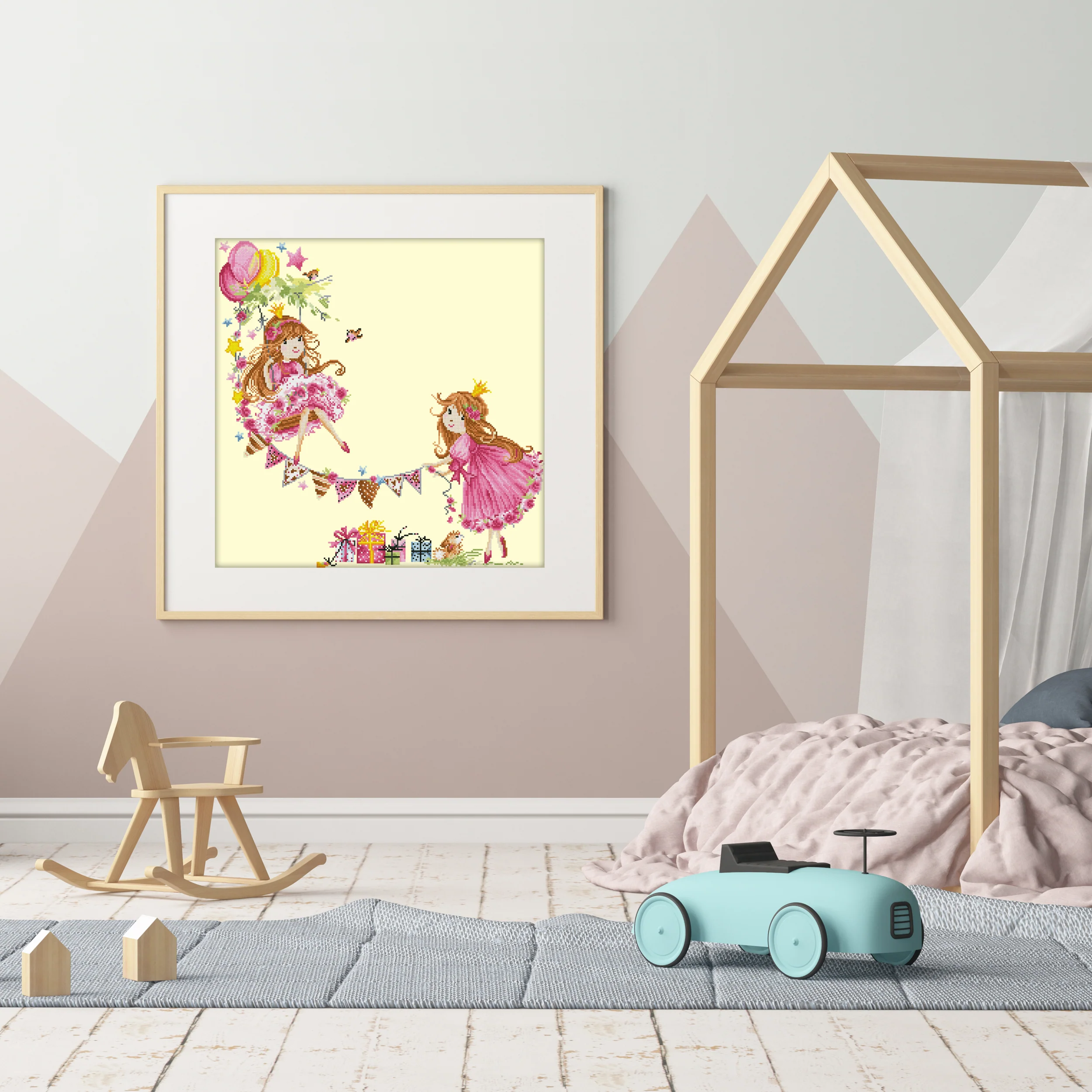 Diamond Dotz Princess Party - 25.6" x 25.6" - Image 2