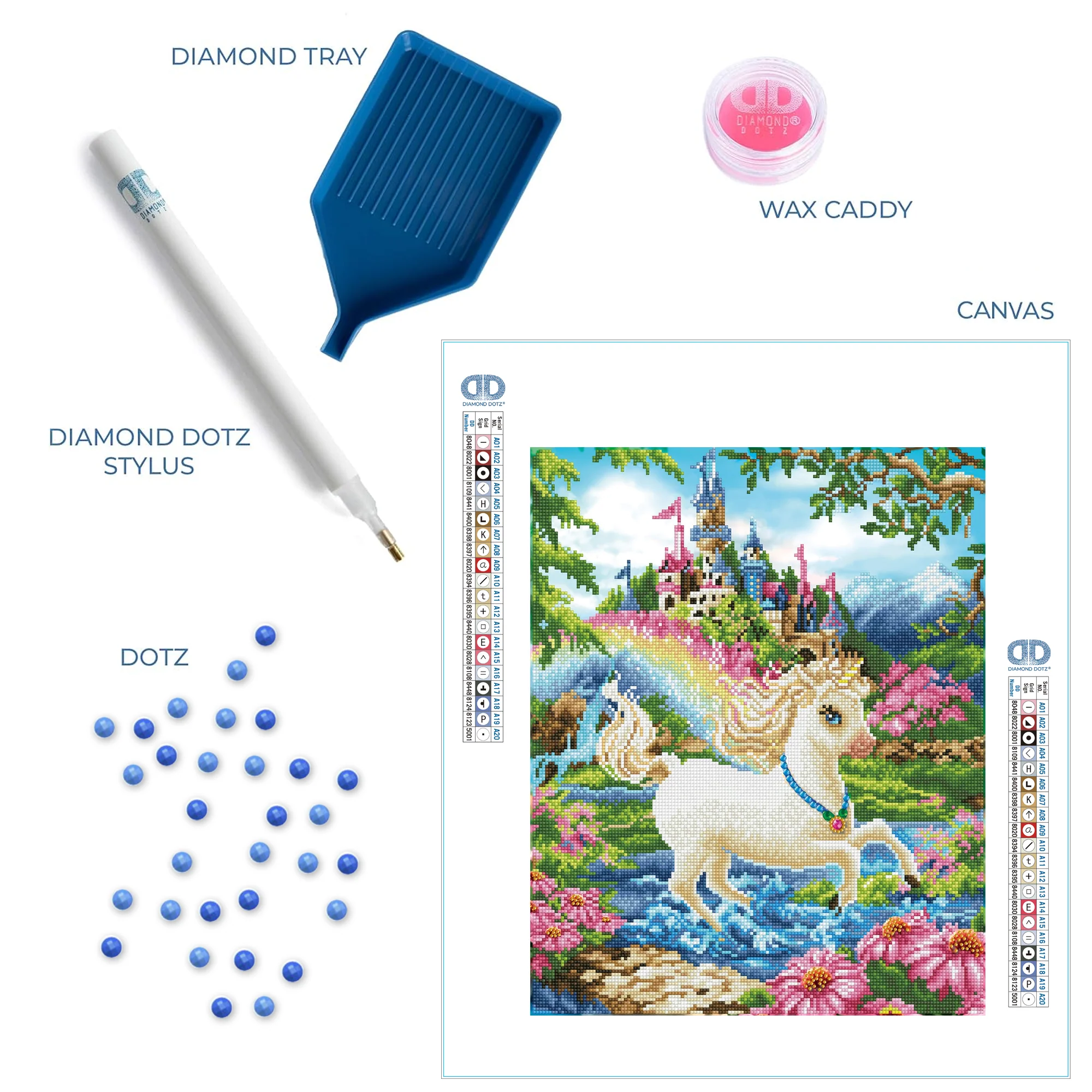 Diamond Dotz Princess Unicorn - 16.1" x 20.1" - Image 5