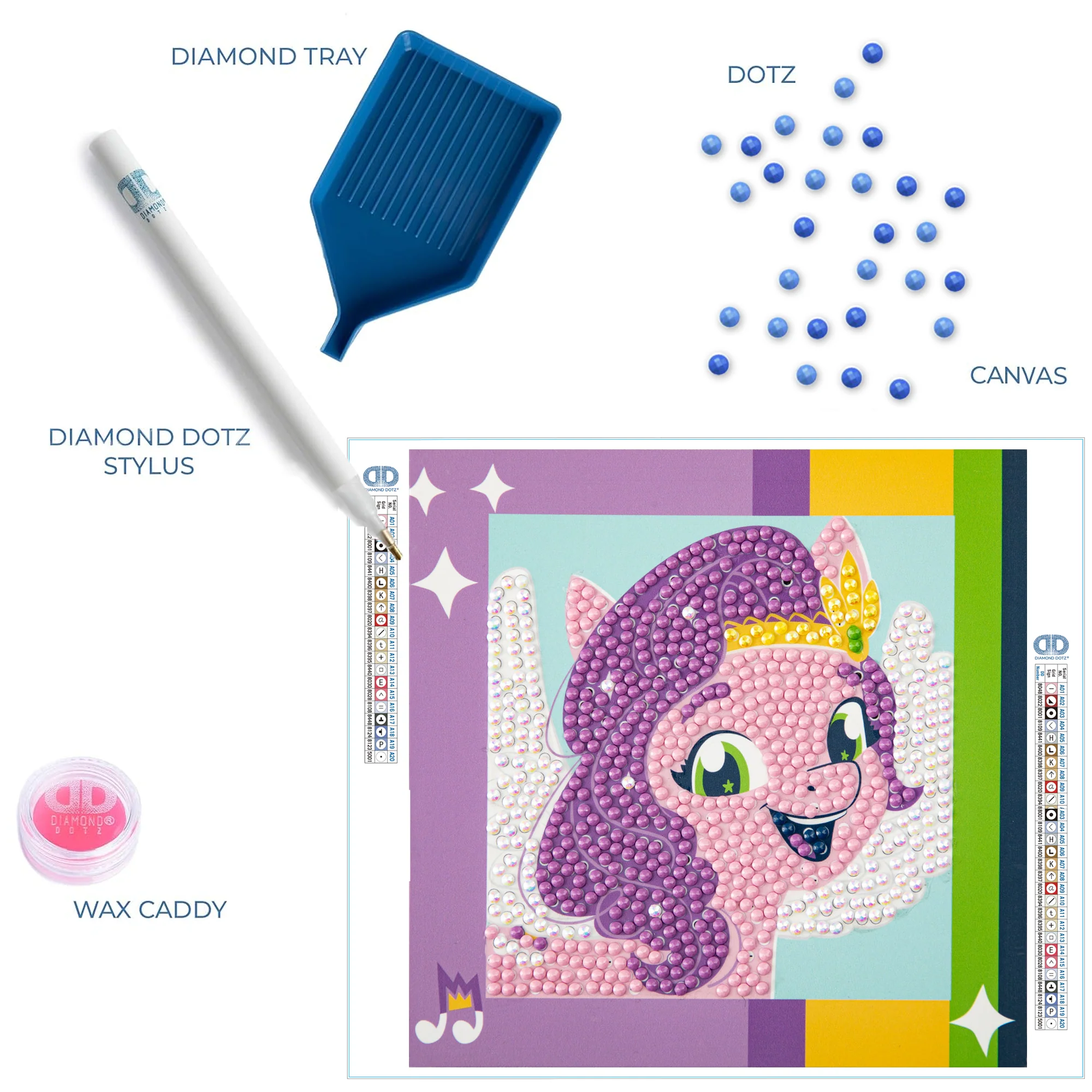 Diamond Dotz DOTZIES But First Sparkle! Diamond Painting - 5.1" x 5.1" - Image 5