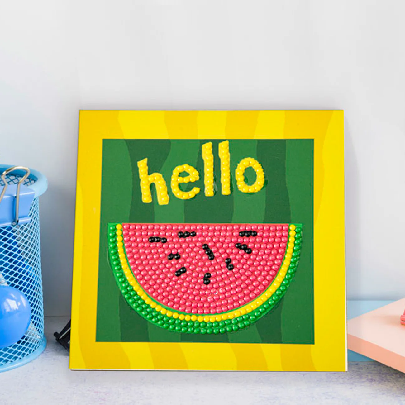 Diamond Dotz DOTZIES Hello Diamond Painting - 5.1" x 5.1" - Image 2