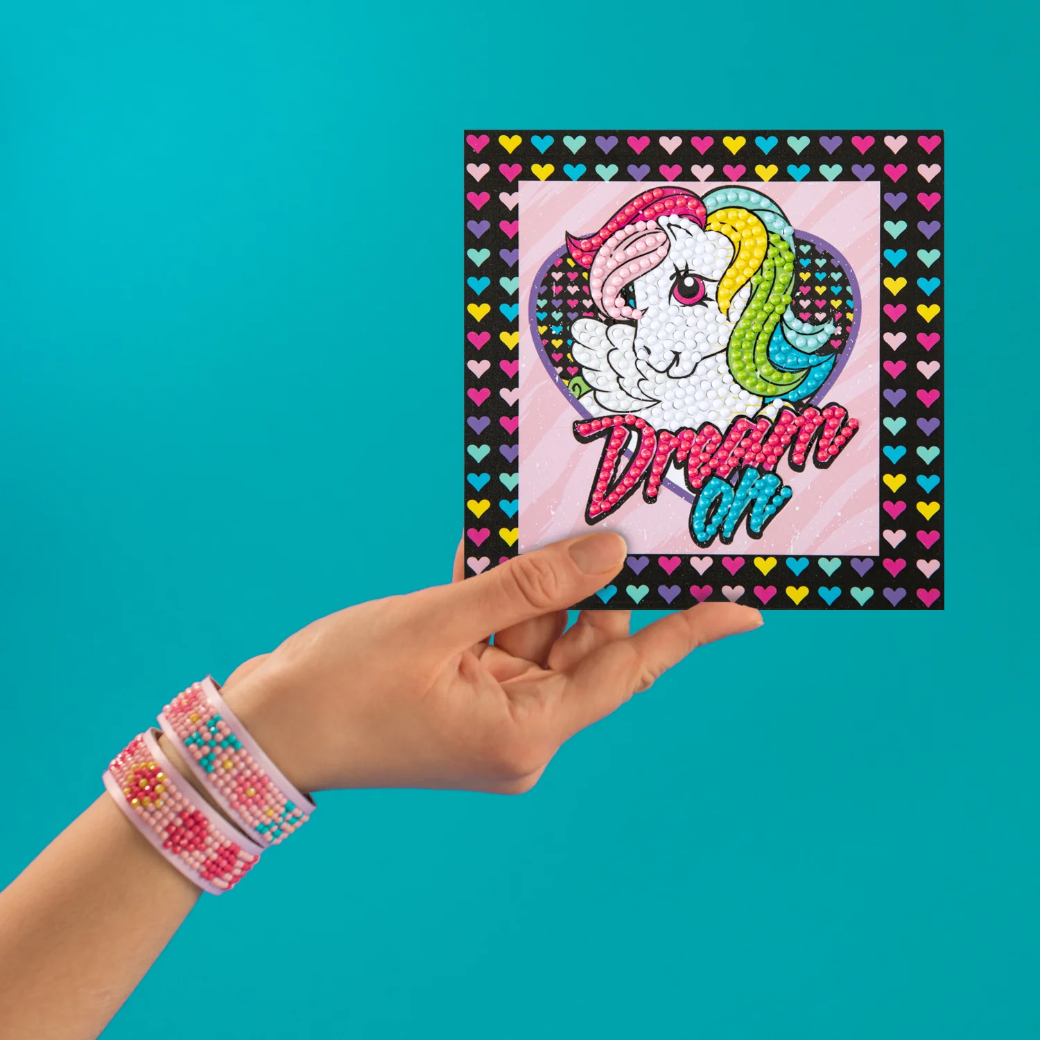 Diamond Dotz DOTZIES MLP Retro Dream on Diamond Painting - 5.1" x 5.1" - Image 3