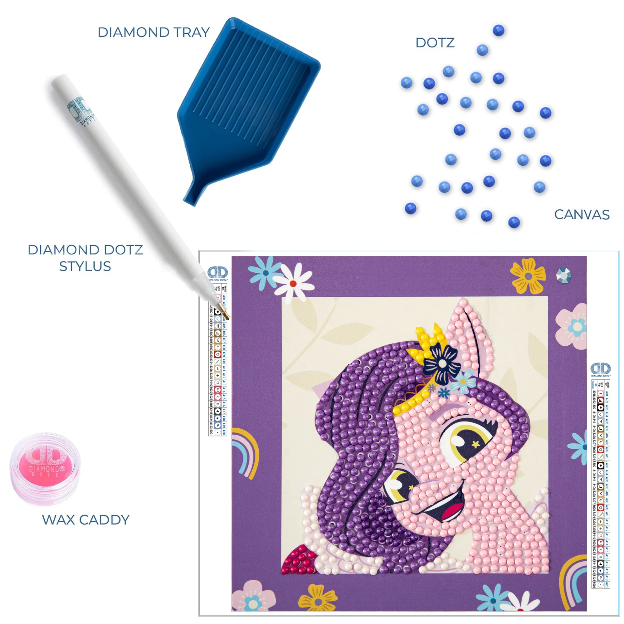 Diamond Dotz DOTZIES Pipp Diamond Painting - 5.1" x 5.1" - Image 6