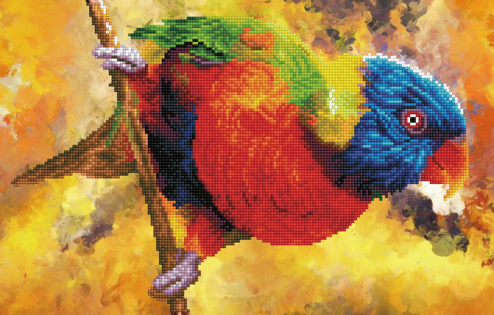 Diamond Dotz Rainbow Perch - 19.7" x 12.6"