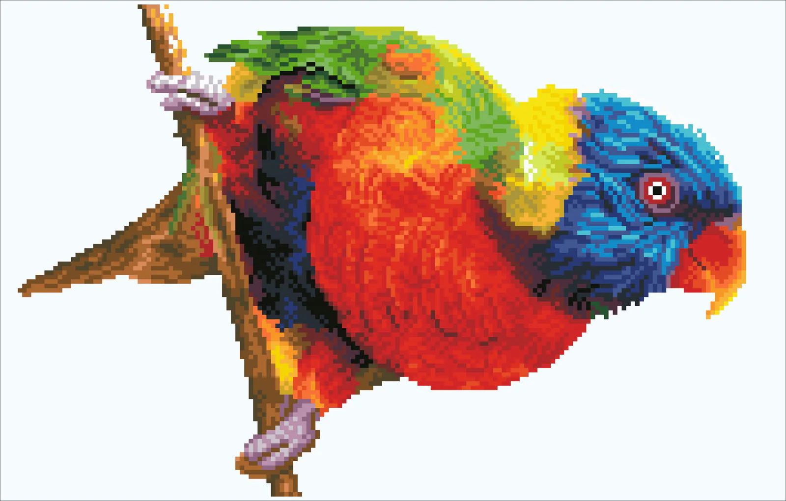Diamond Dotz Rainbow Perch - 19.7" x 12.6" - Image 4