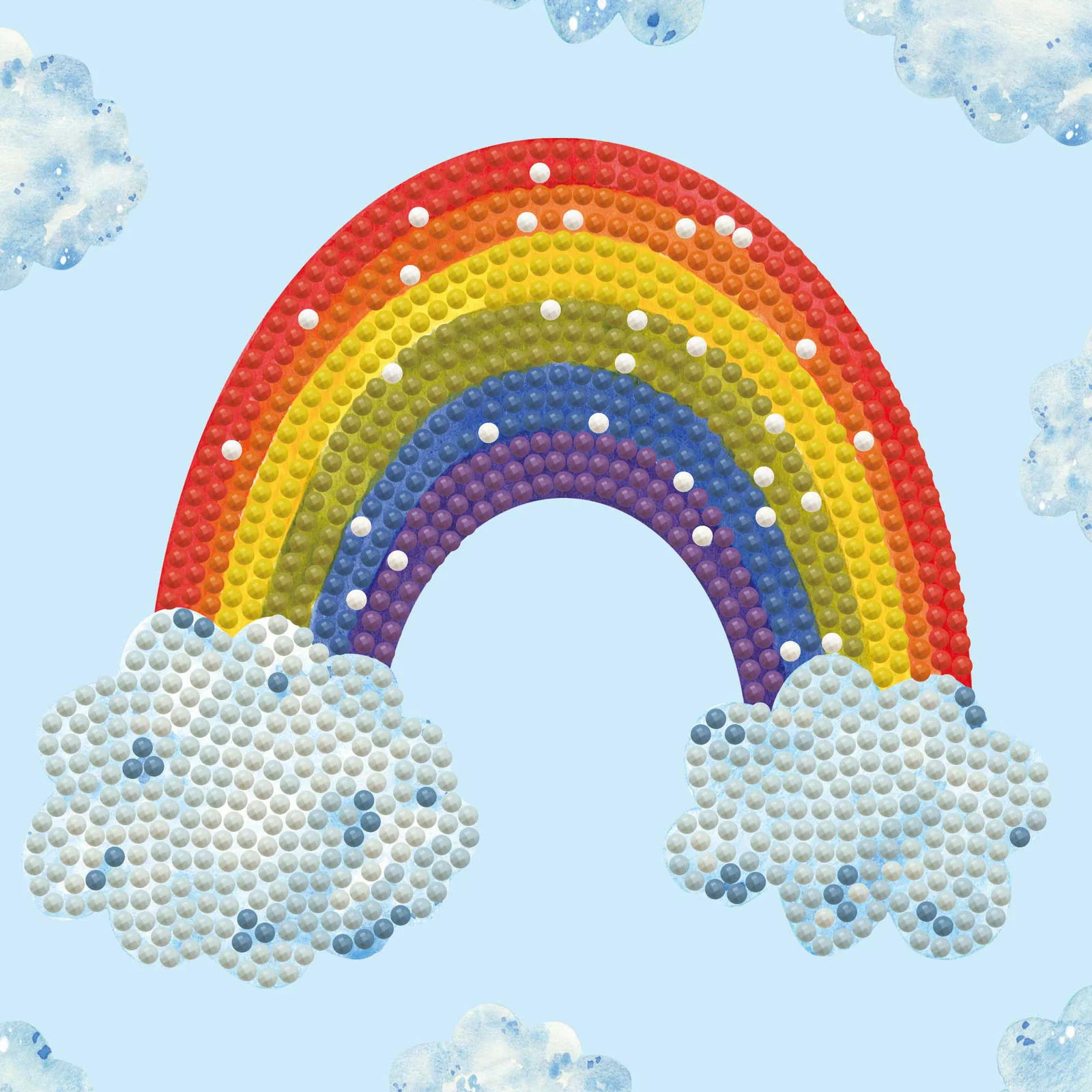 Diamond Dotz Decorative Box Rainbow Smile - 5.9" x 5.9" - Image 5