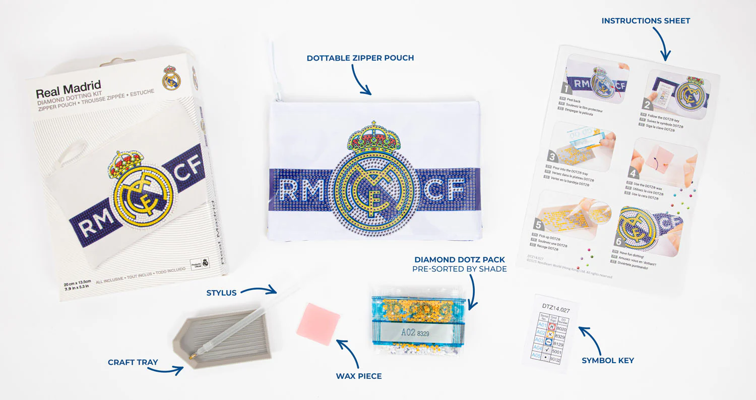 Real Madrid Zipper Pouch - Image 3