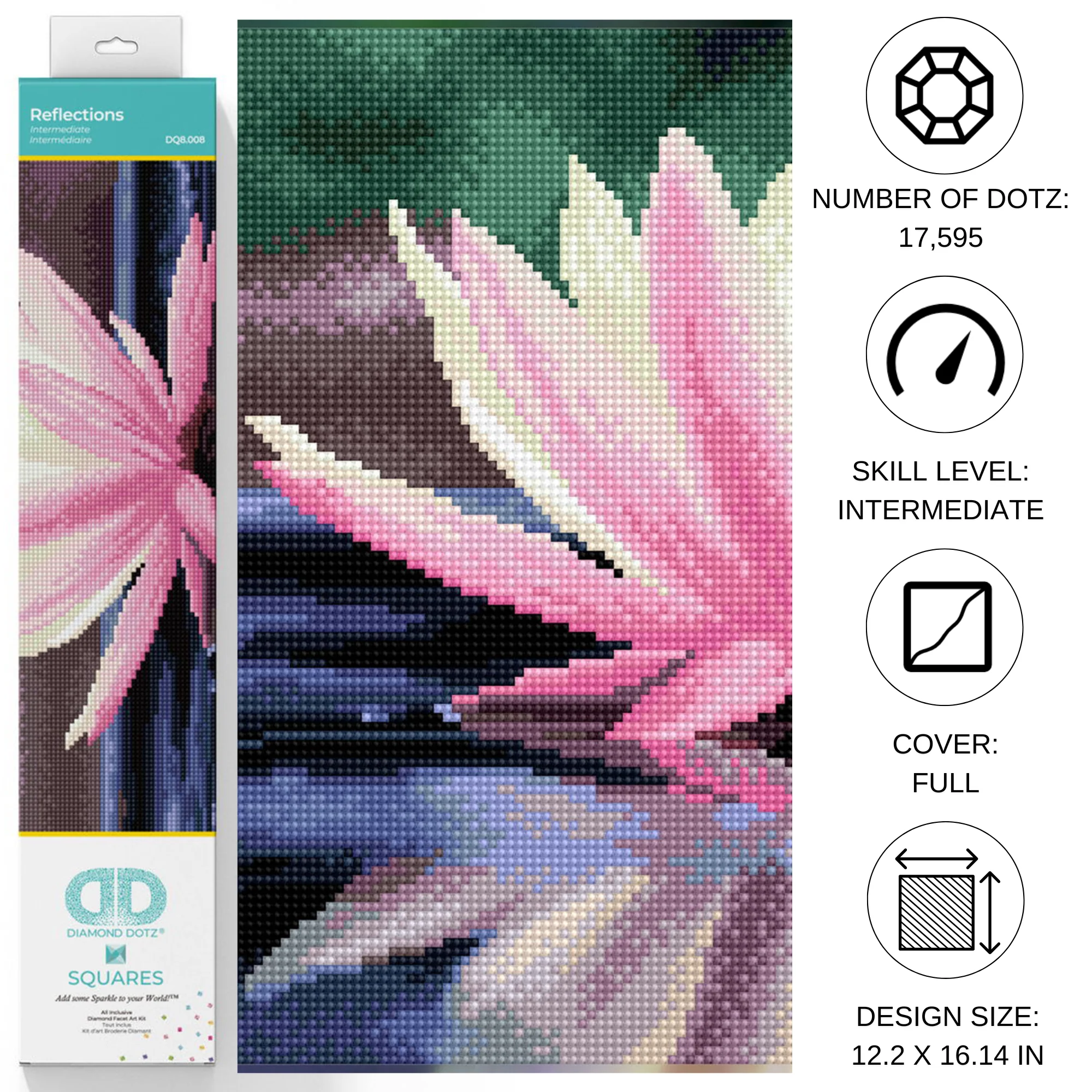 Diamond Dotz Reflections - 16.1" x 12.2" - Image 3