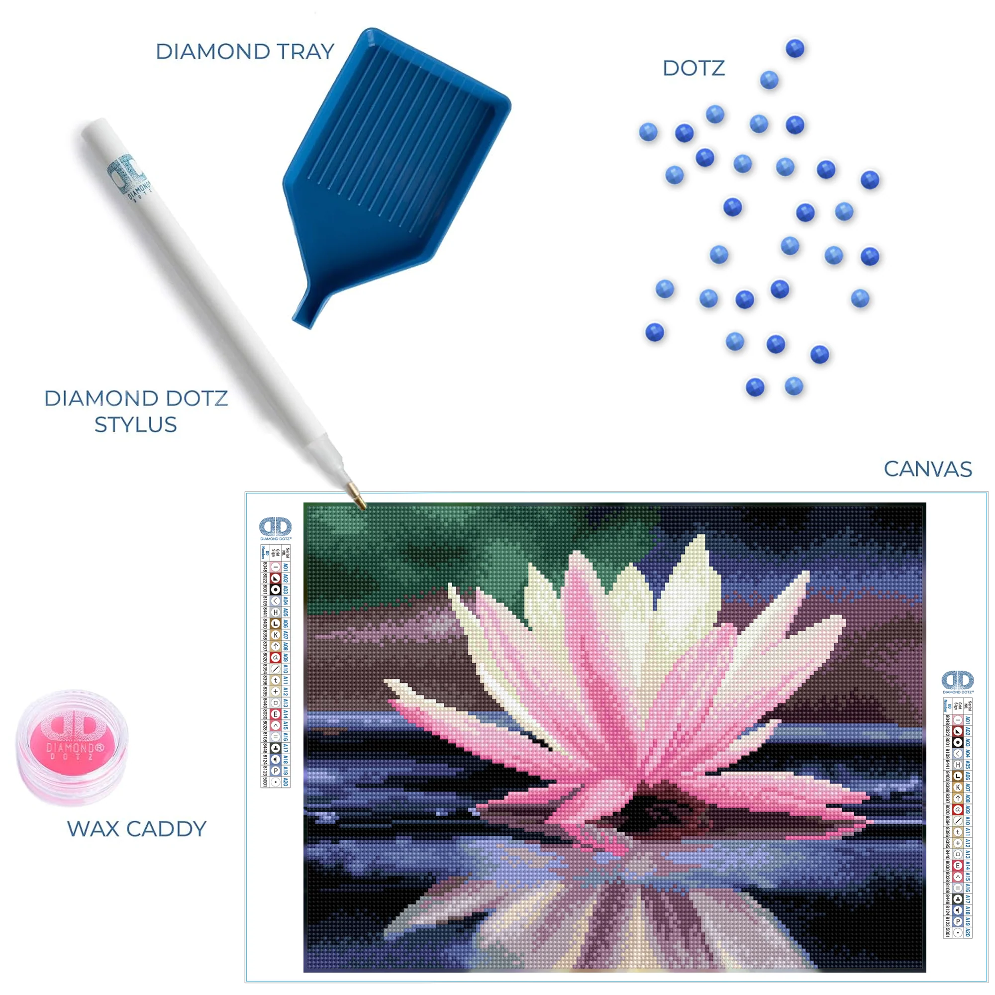 Diamond Dotz Reflections - 16.1" x 12.2" - Image 5