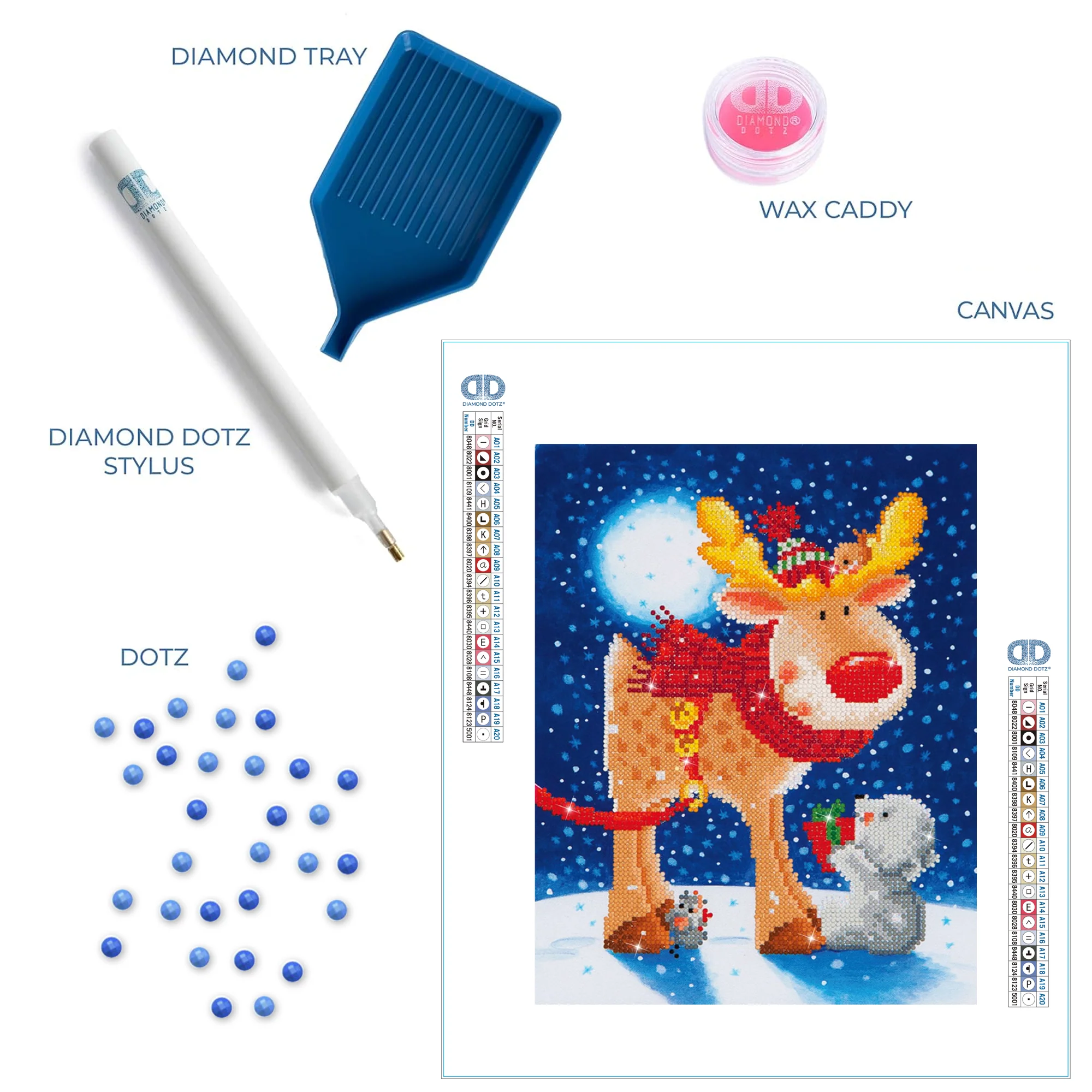 Diamond Dotz Reindeer Gift - 10.6" x 13.8" - Image 5