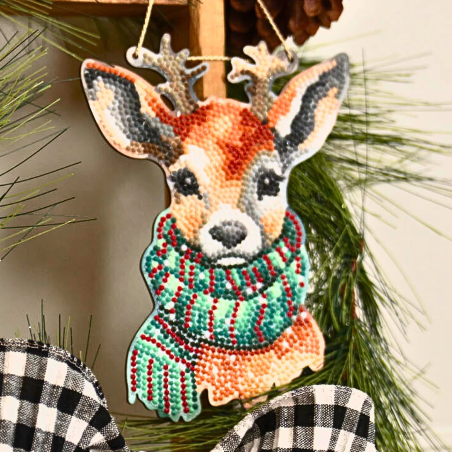 Reindeer Wall Hanging - Image 2