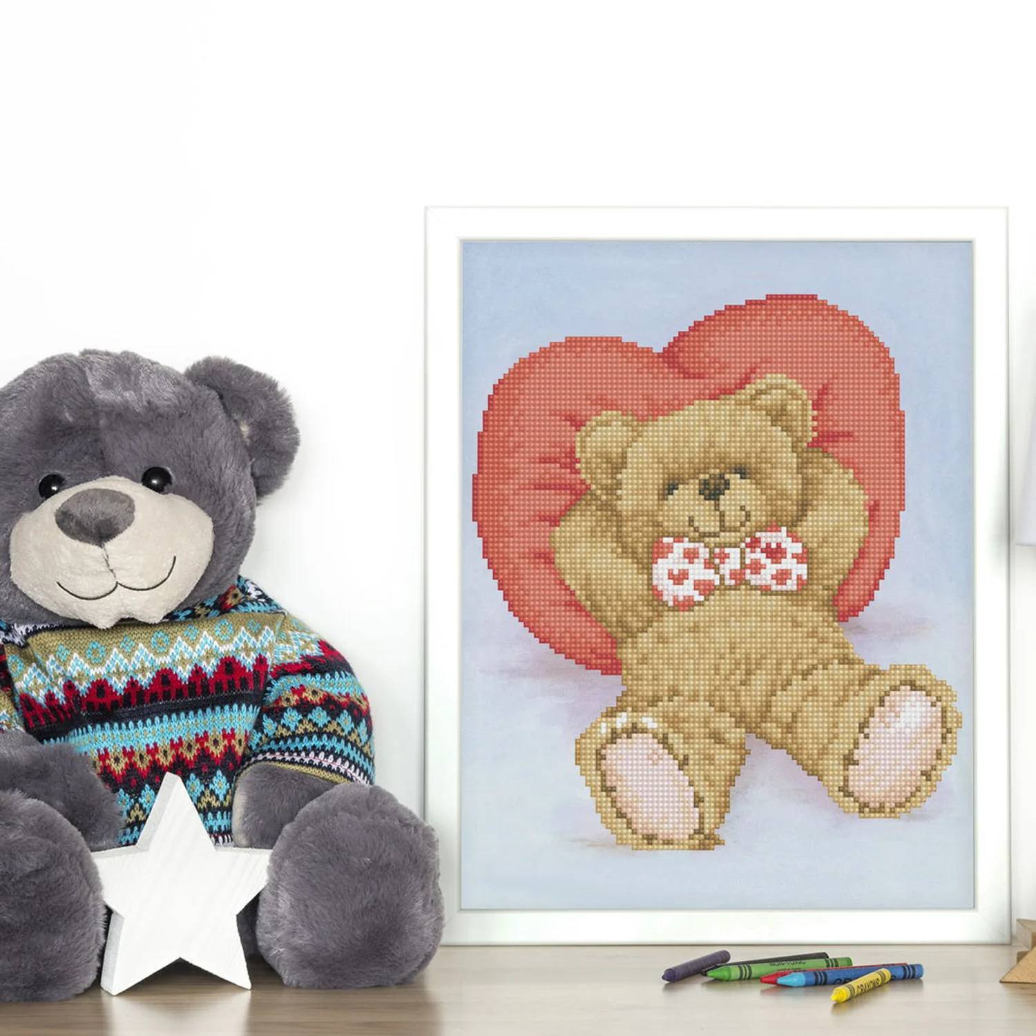 Diamond Dotz Relax-a-Bear - 10.6" x 13.8" - Image 5