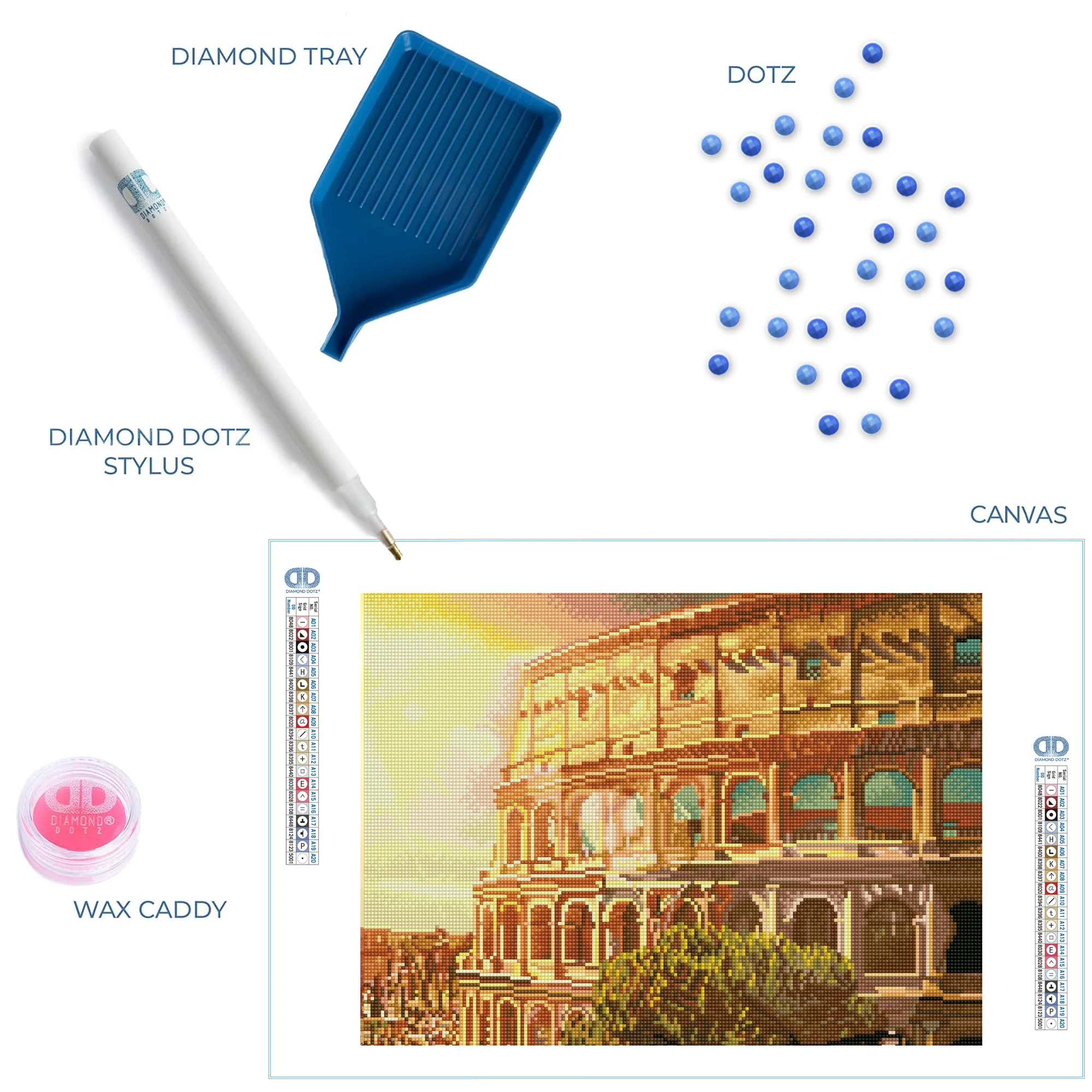 Diamond Dotz Roman Coliseum - 16.5" x 20.5" - Image 6