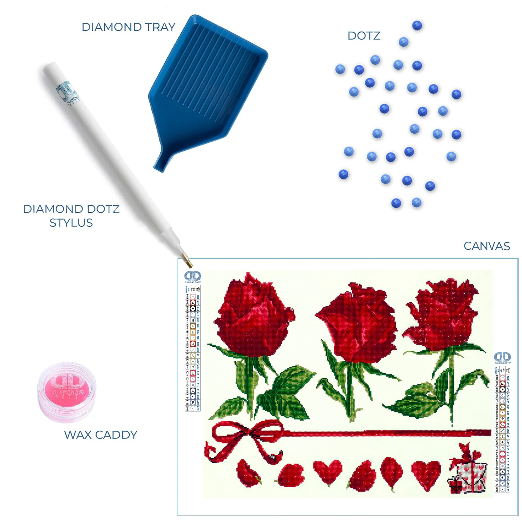Diamond Dotz Rose Gift - 26.4" x 20.5" - Image 3