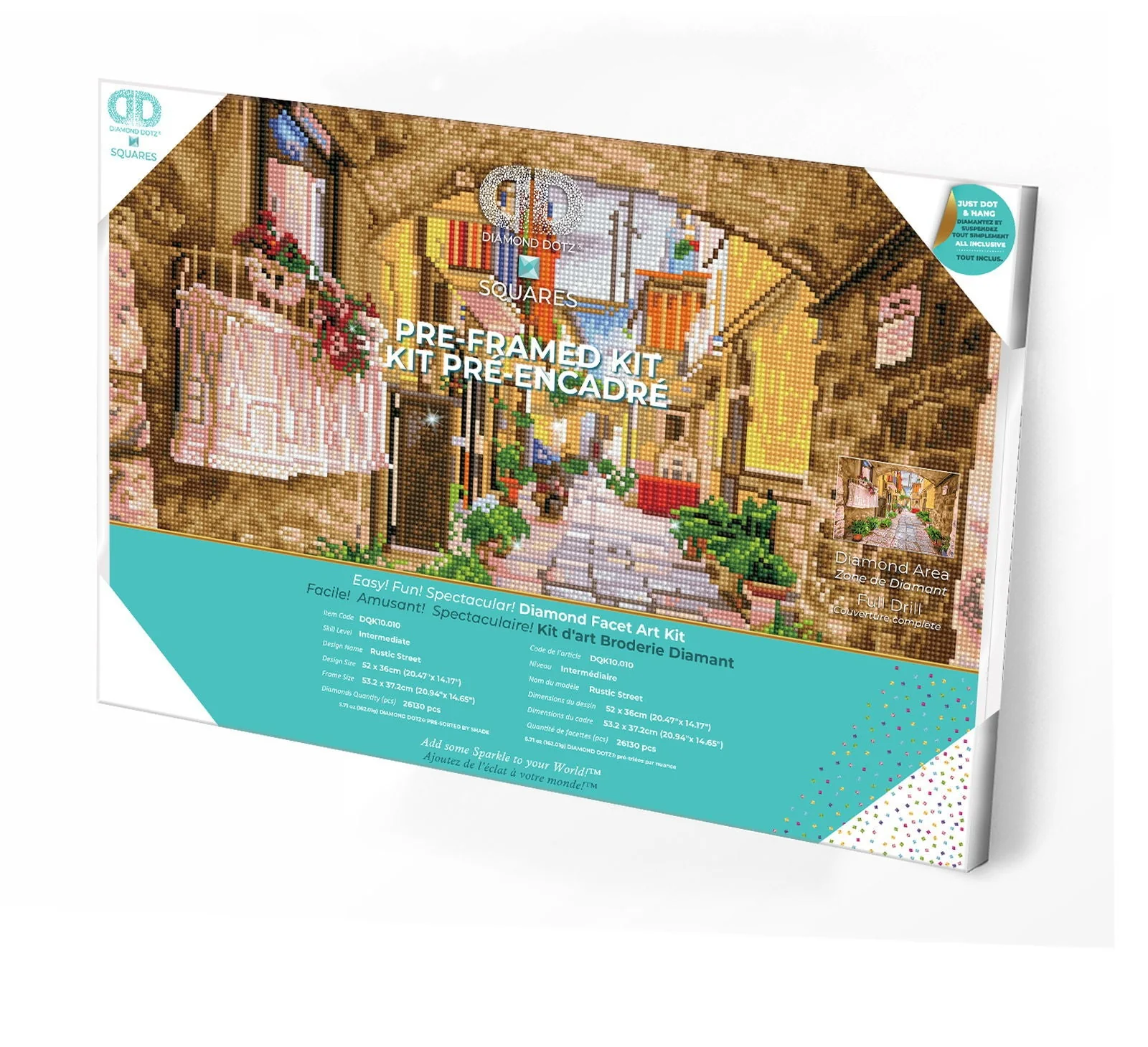 Diamond Dotz Rustic Street Pre-Framed Kit - 20.5" x 14.2"