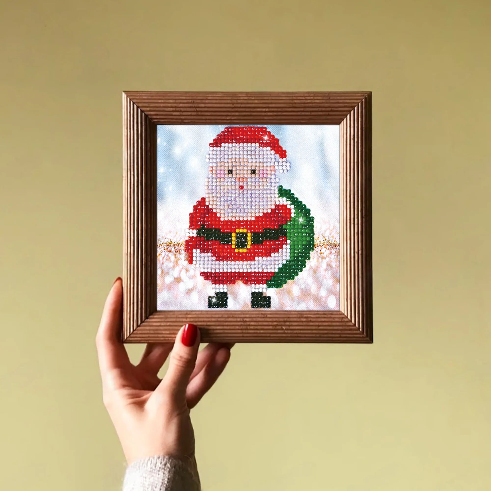 Diamond Dotz Santa Claus Sack - 5.3" x 5.3" - Image 4