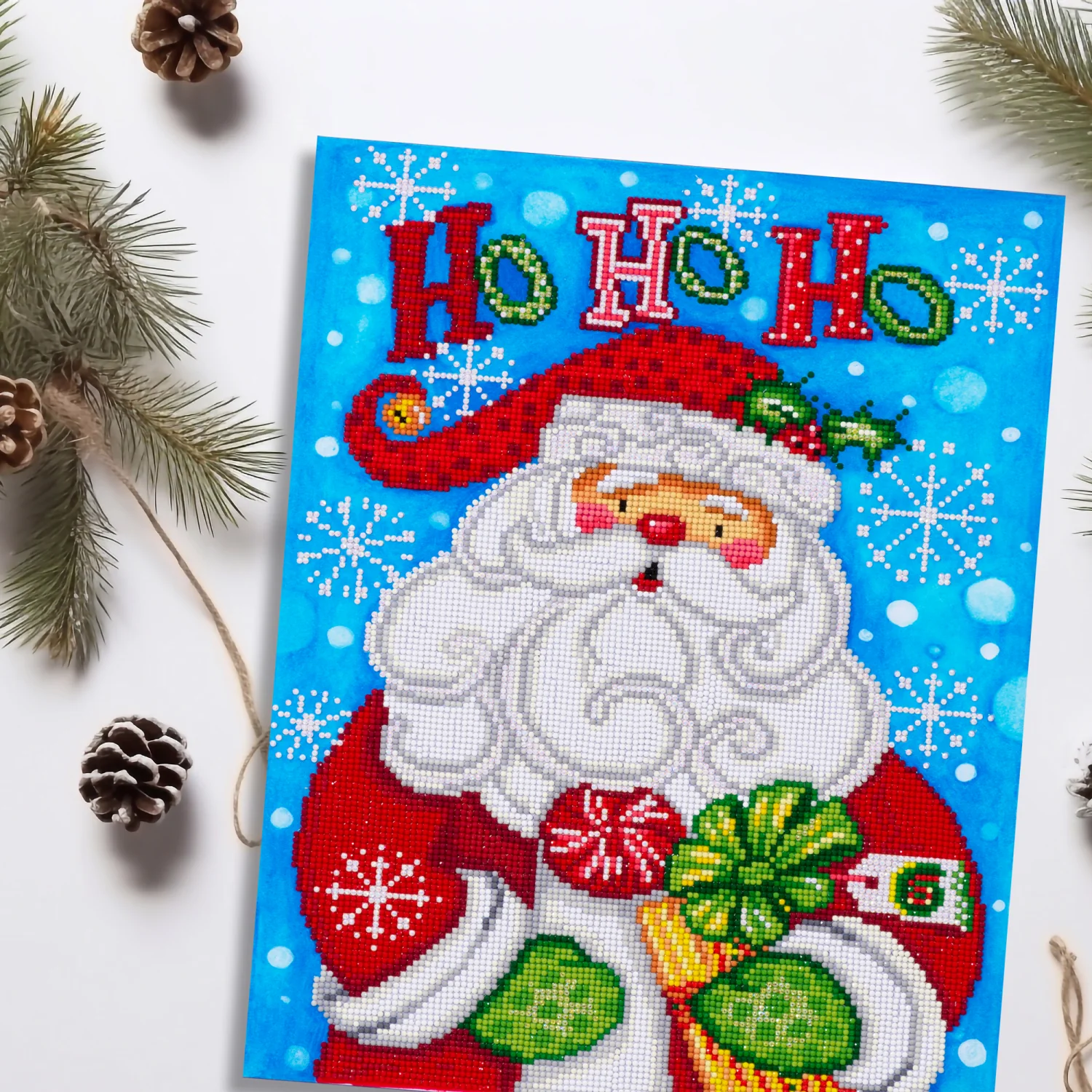 Diamond Dotz Santa Ho Ho Ho - 13.8" x 17.7" - Image 2