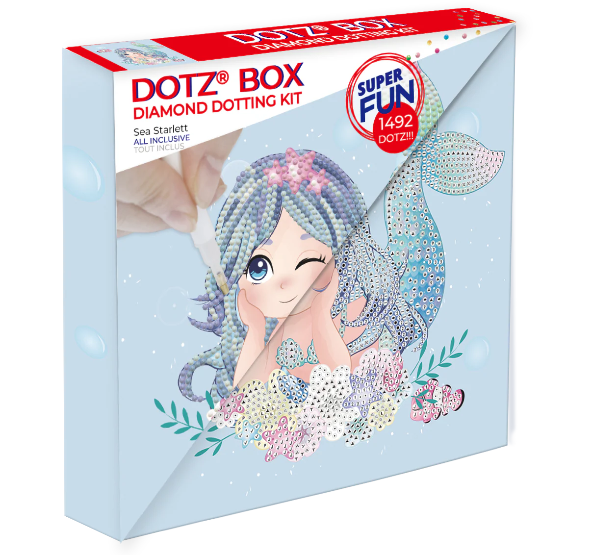 Diamond Dotz Decorative Box Sea Starlett - 8.7" x 8.7" - Image 3