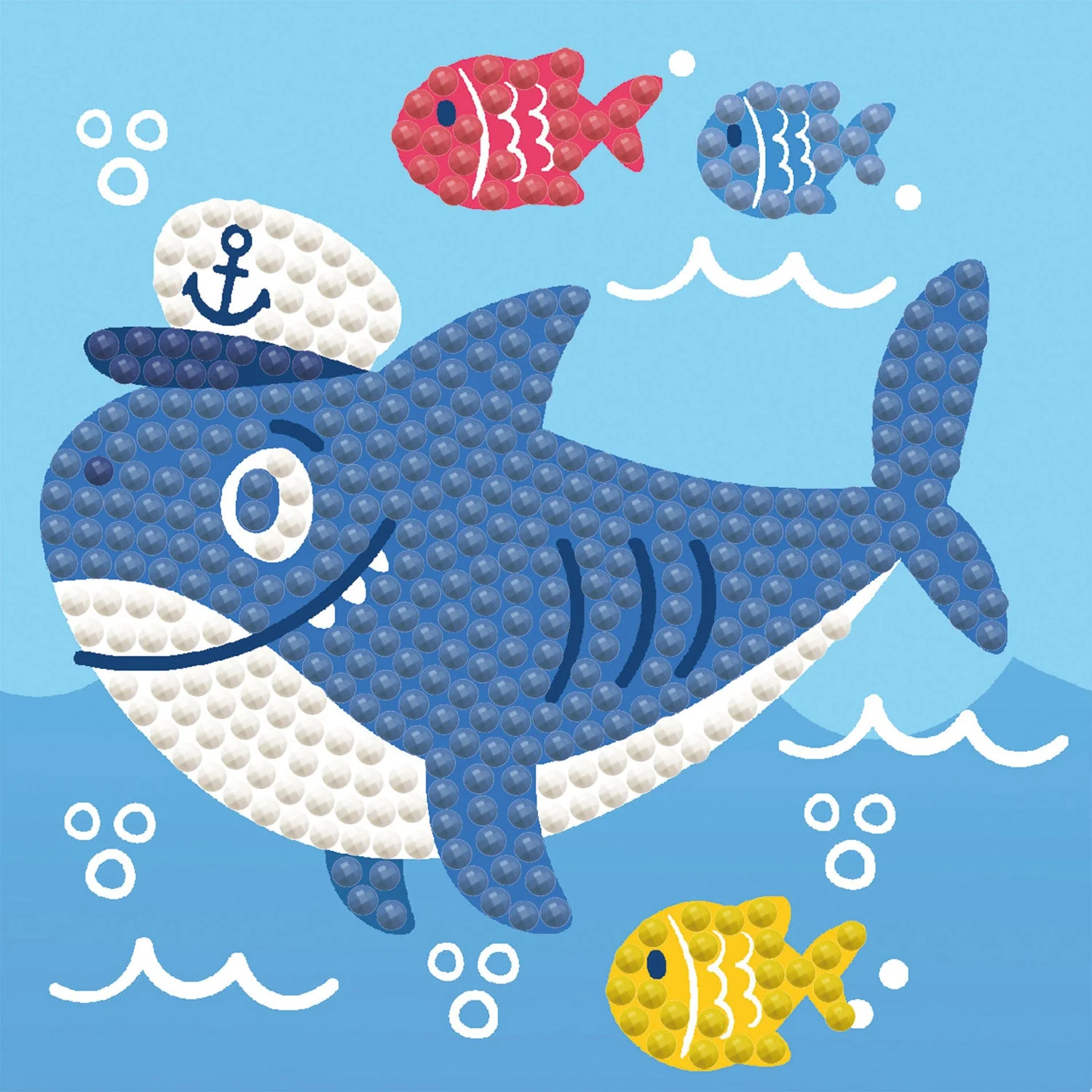 Diamond Dotz Shark Ahoy! Framed Kit - 4.0" x 4.0" - Image 5