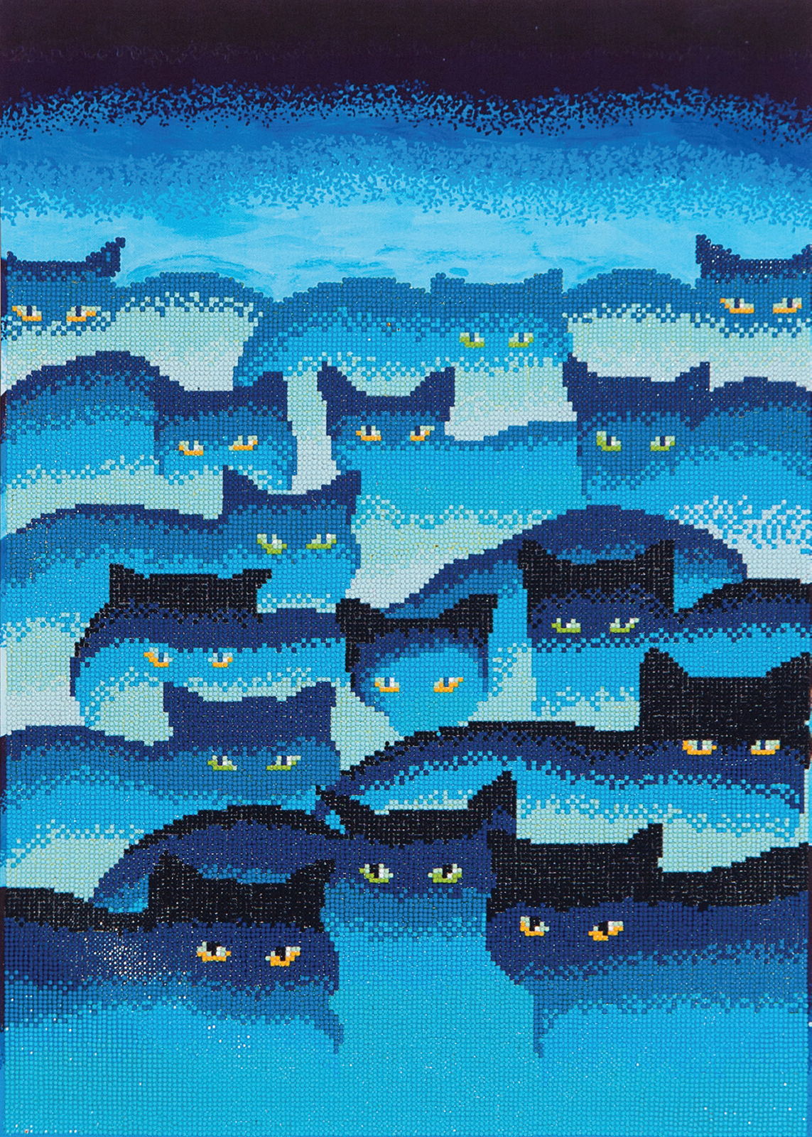 Diamond Dotz Smokey Mountain Cats - 18.5" x 26.0" - Image 3