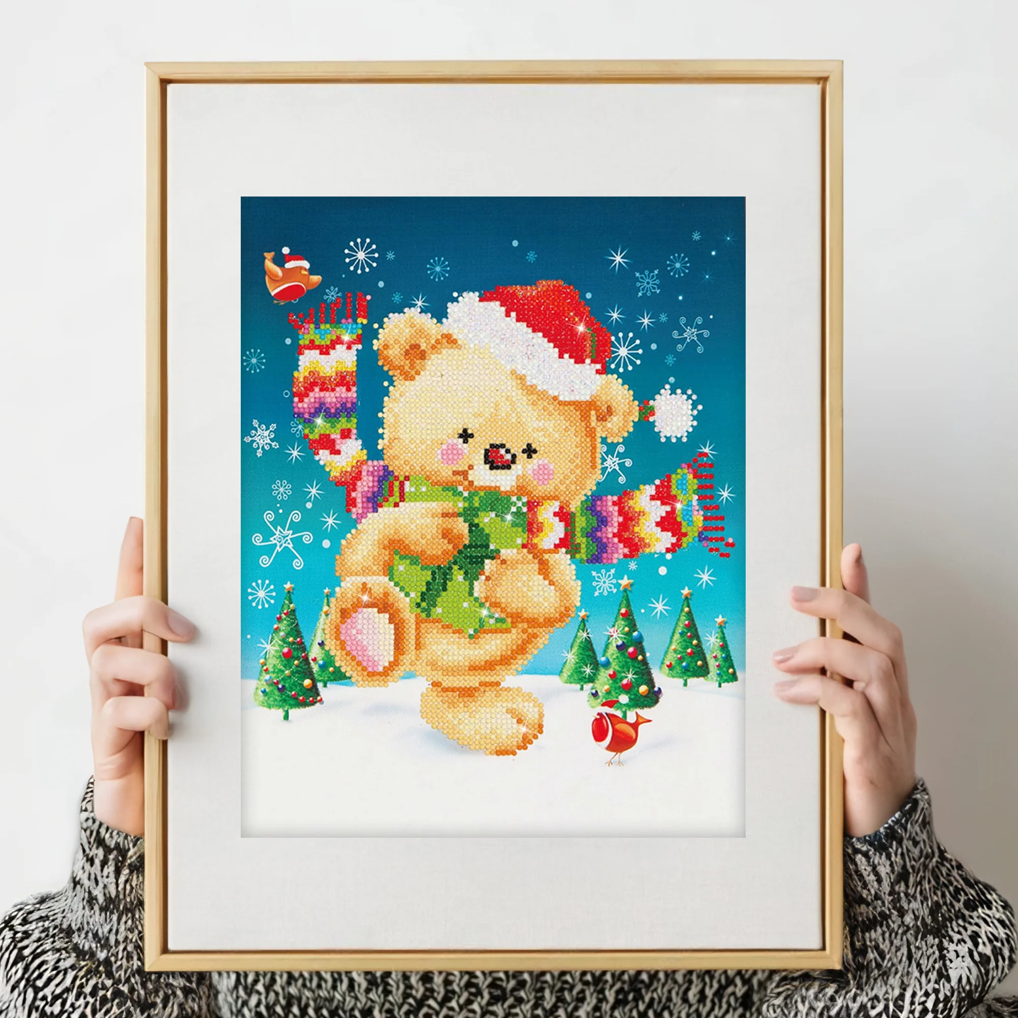 Diamond Dotz Snow Dance - 10.6" x 13.8" - Image 3
