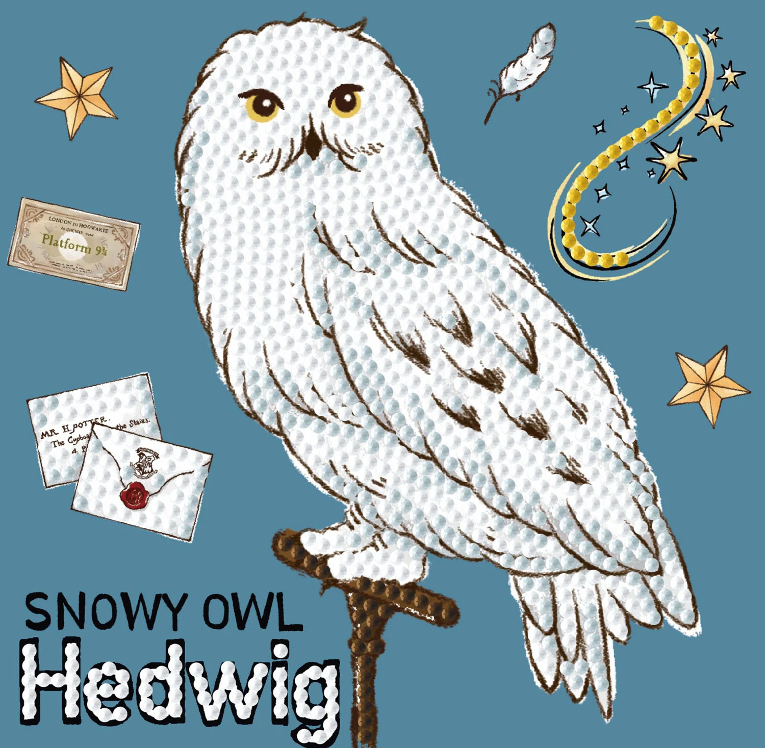 Snowy Owl Hedwig Dotz Box