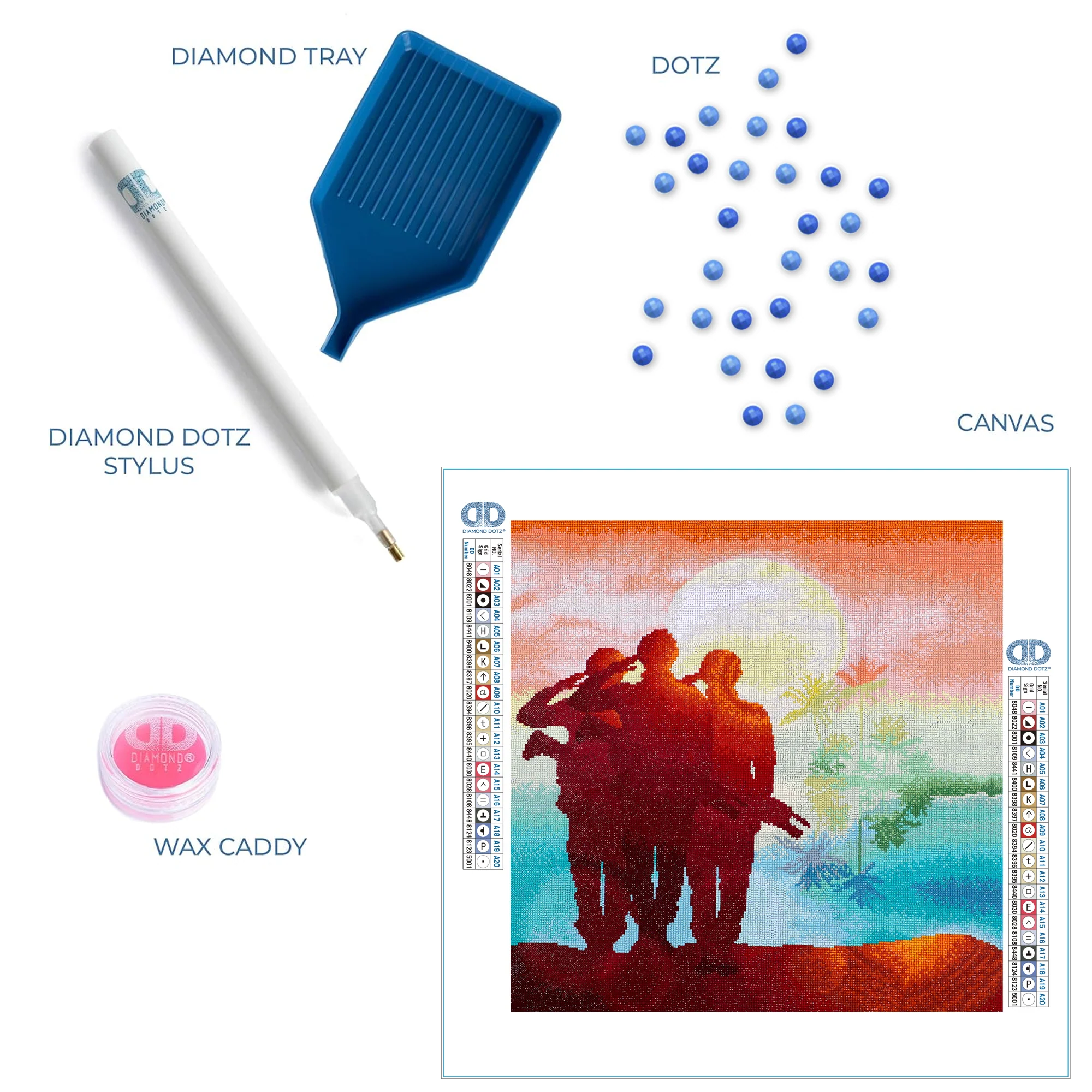 Diamond Dotz Soldiers at Dawn - 24.0" x 24.0" - Image 4