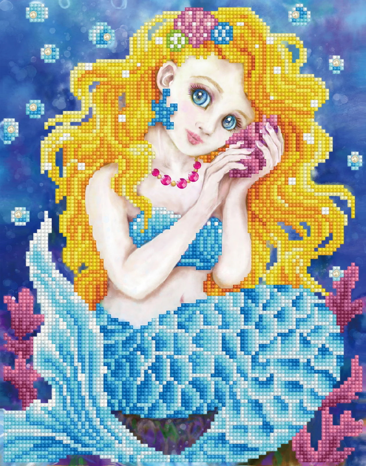 Diamond Dotz Sounds of the Sea with Frame - 11.0" x 14.0" - Image 2