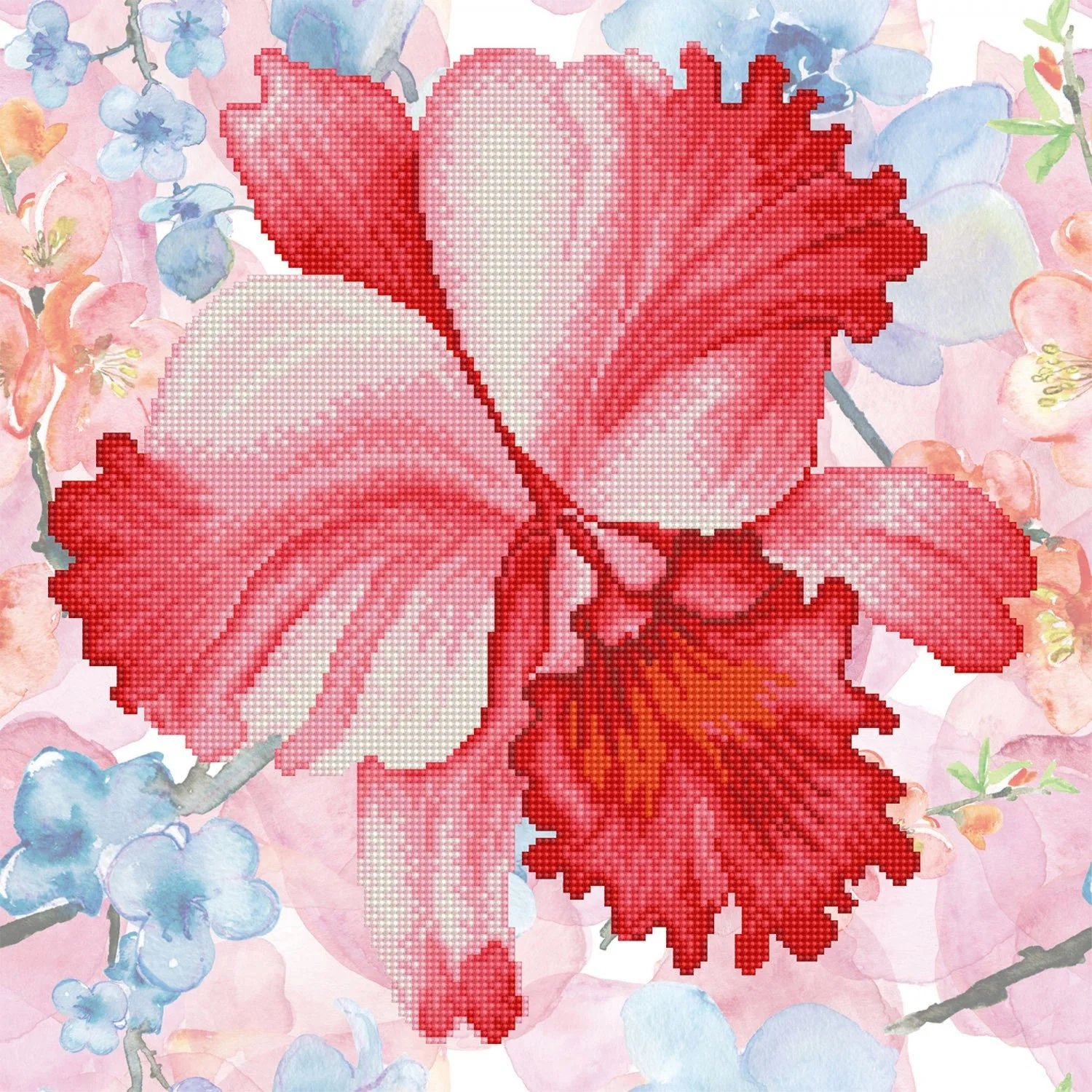 Diamond Dotz Sparkle Garden Crimson - 12.0" x 12.0"
