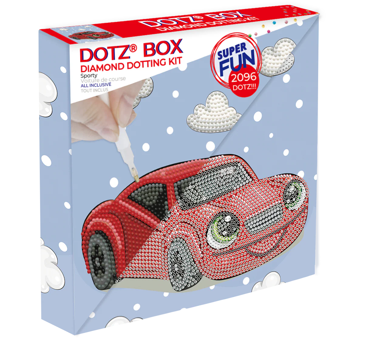 Diamond Dotz Decorative Box Sporty - 8.7" x 8.7" - Image 4