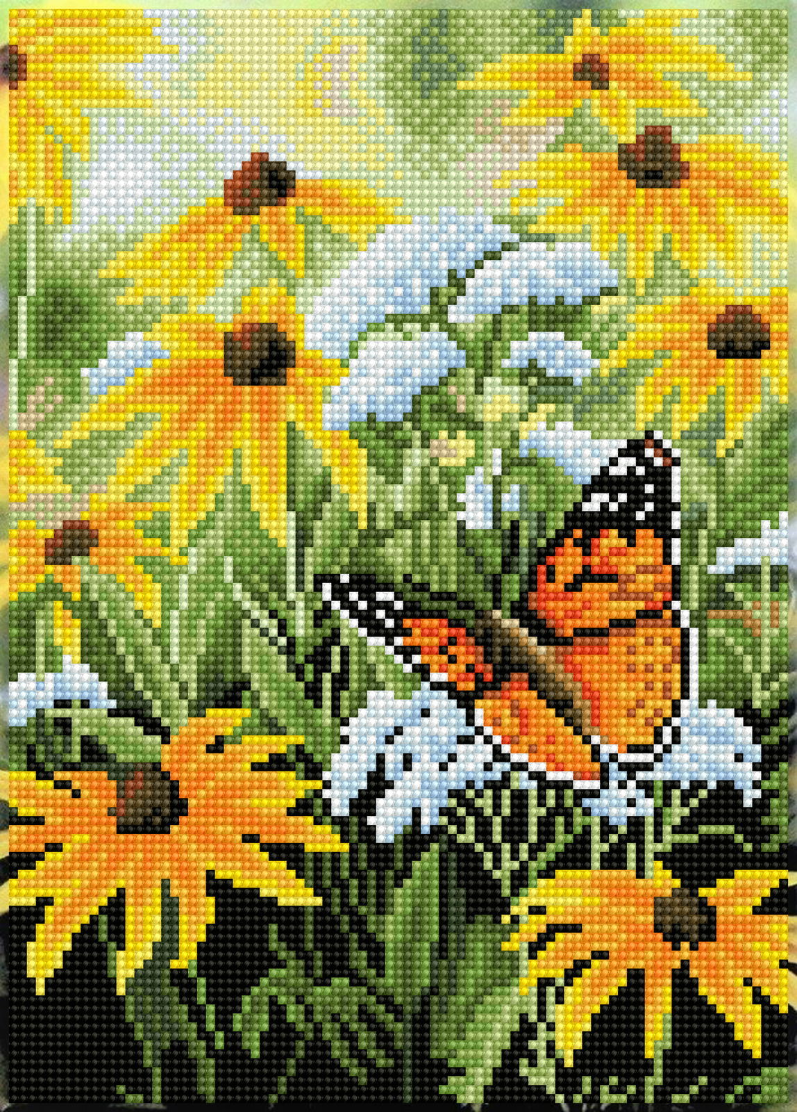 Diamond Dotz Spring Flight - 13.8" x 9.8"