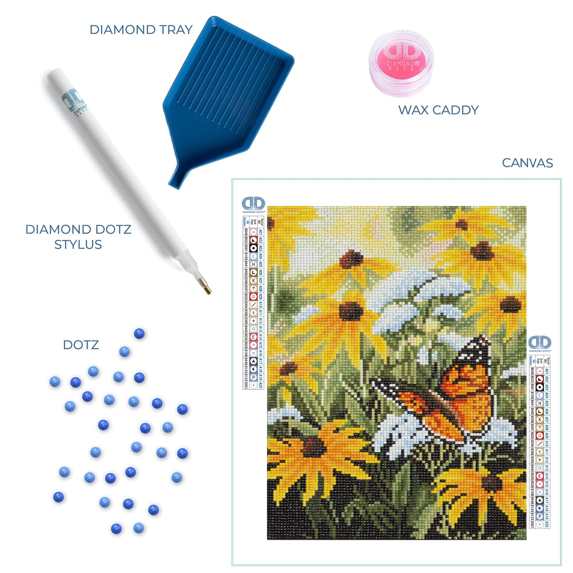 Diamond Dotz Spring Flight - 13.8" x 9.8" - Image 5