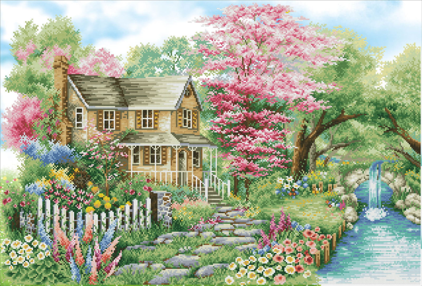 Diamond Dotz Spring Sparkle - 35.4" x 24.0" - Image 4