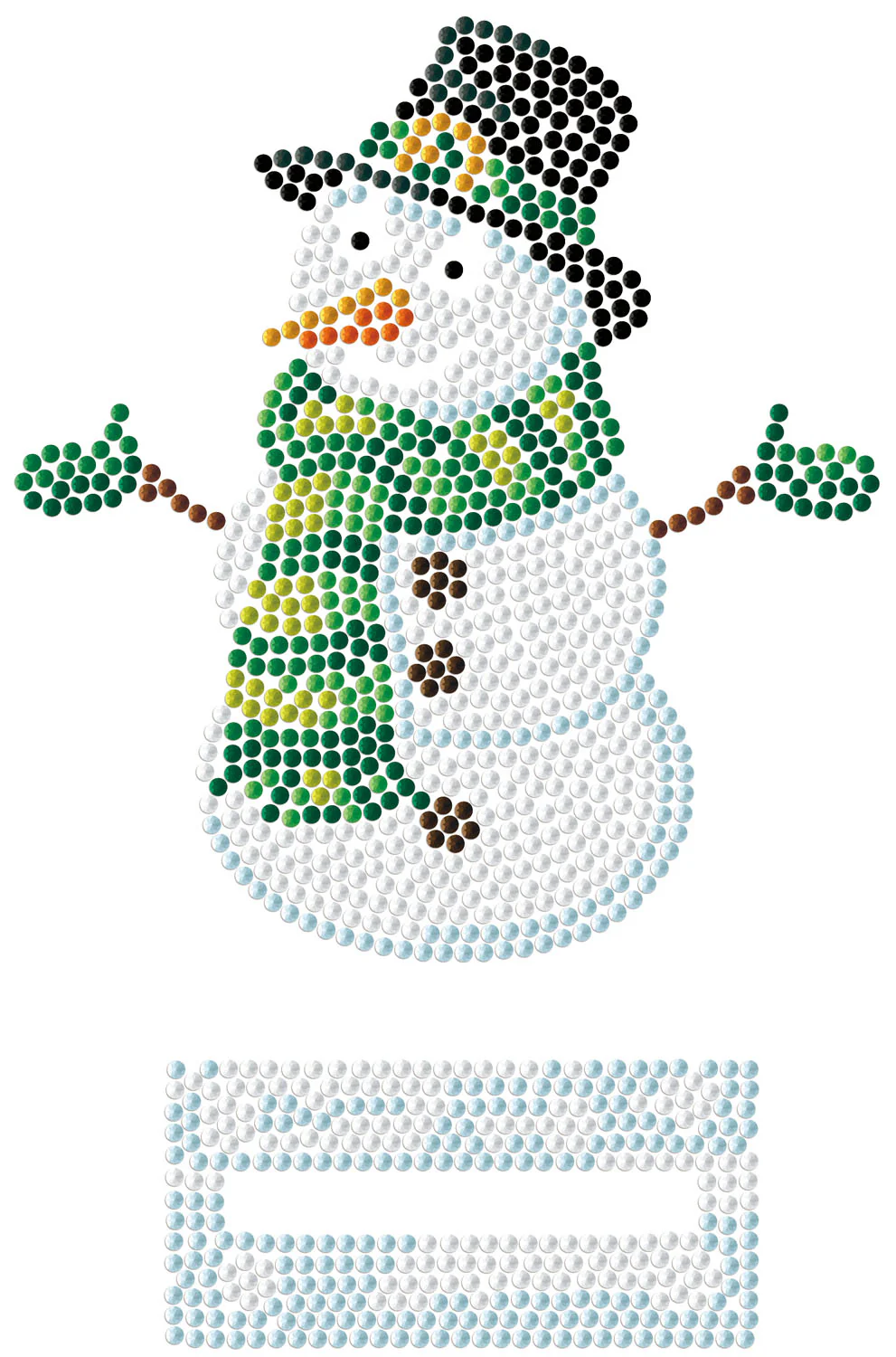 Stand-up Top Hat Snowman - Image 4
