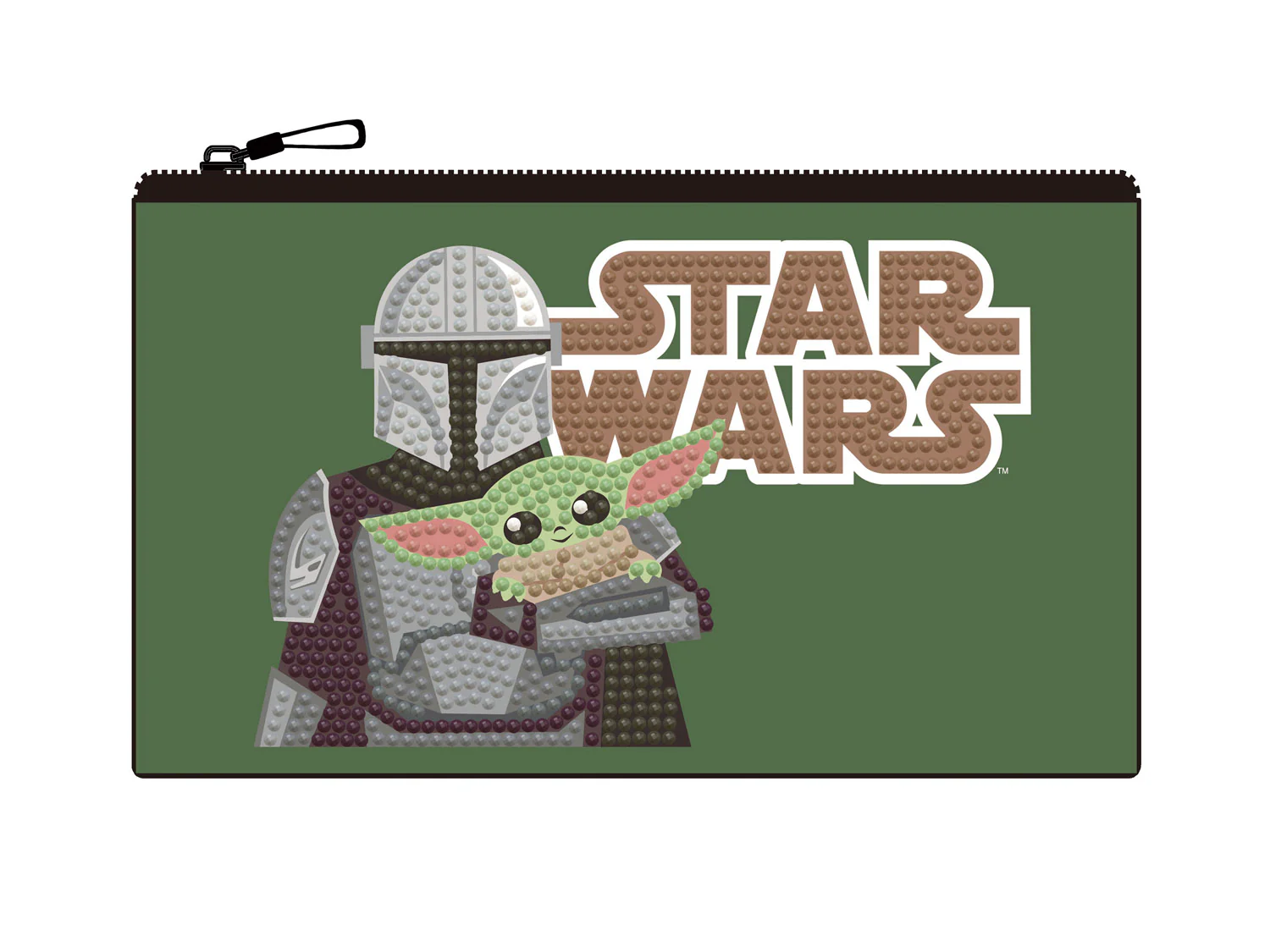 Diamond Dotz Star Wars Grogu and Mandolorian DOTZIES Pouch Kit - 7.8" x 4.5" - Image 6