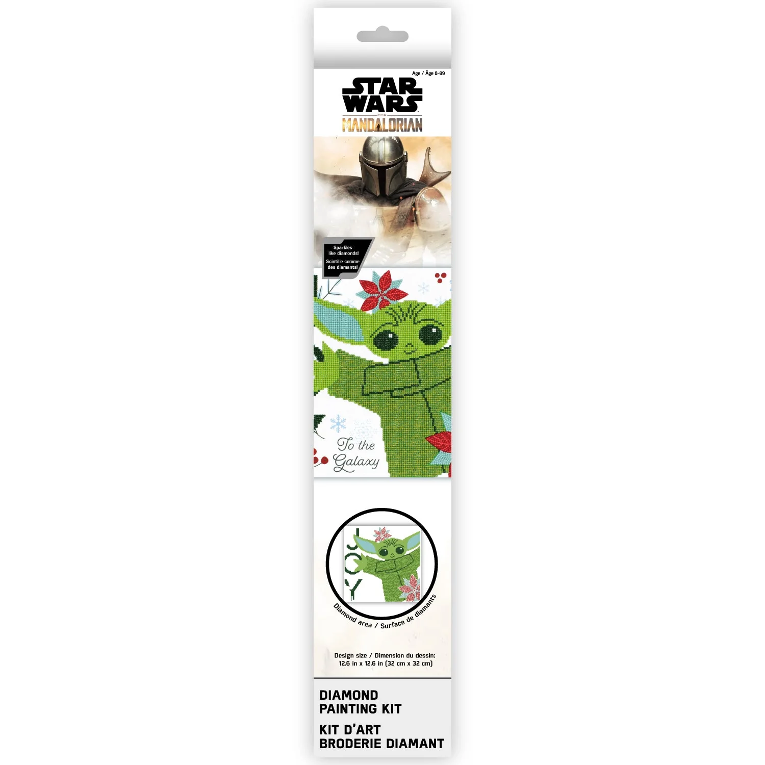 Diamond Dotz Star Wars Grogu Holiday - 12.6" x 12.6" - Image 2