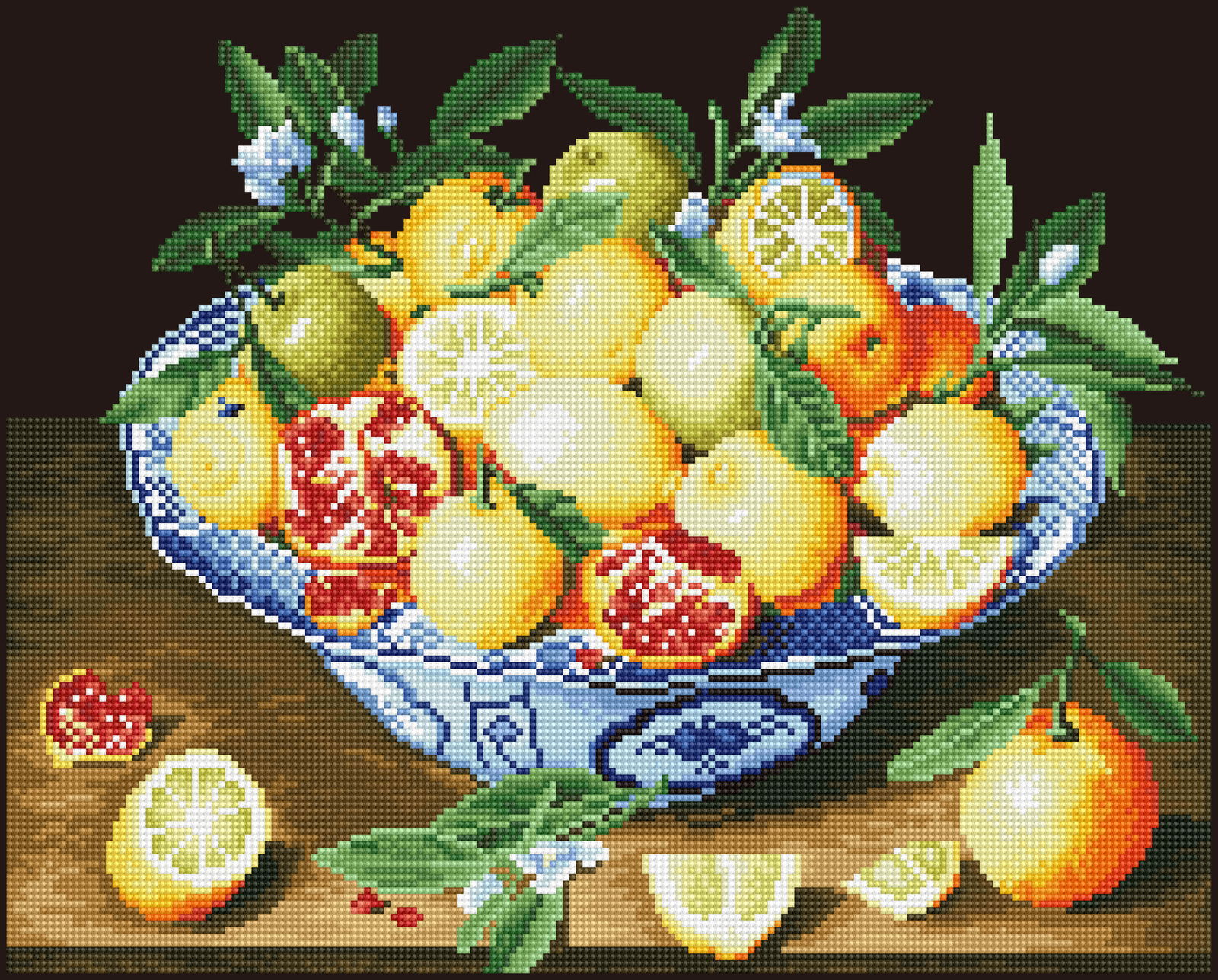 Diamond Dotz Still Life With Lemons (Hulzdonck) - 20.5" x 16.5" - Image 3