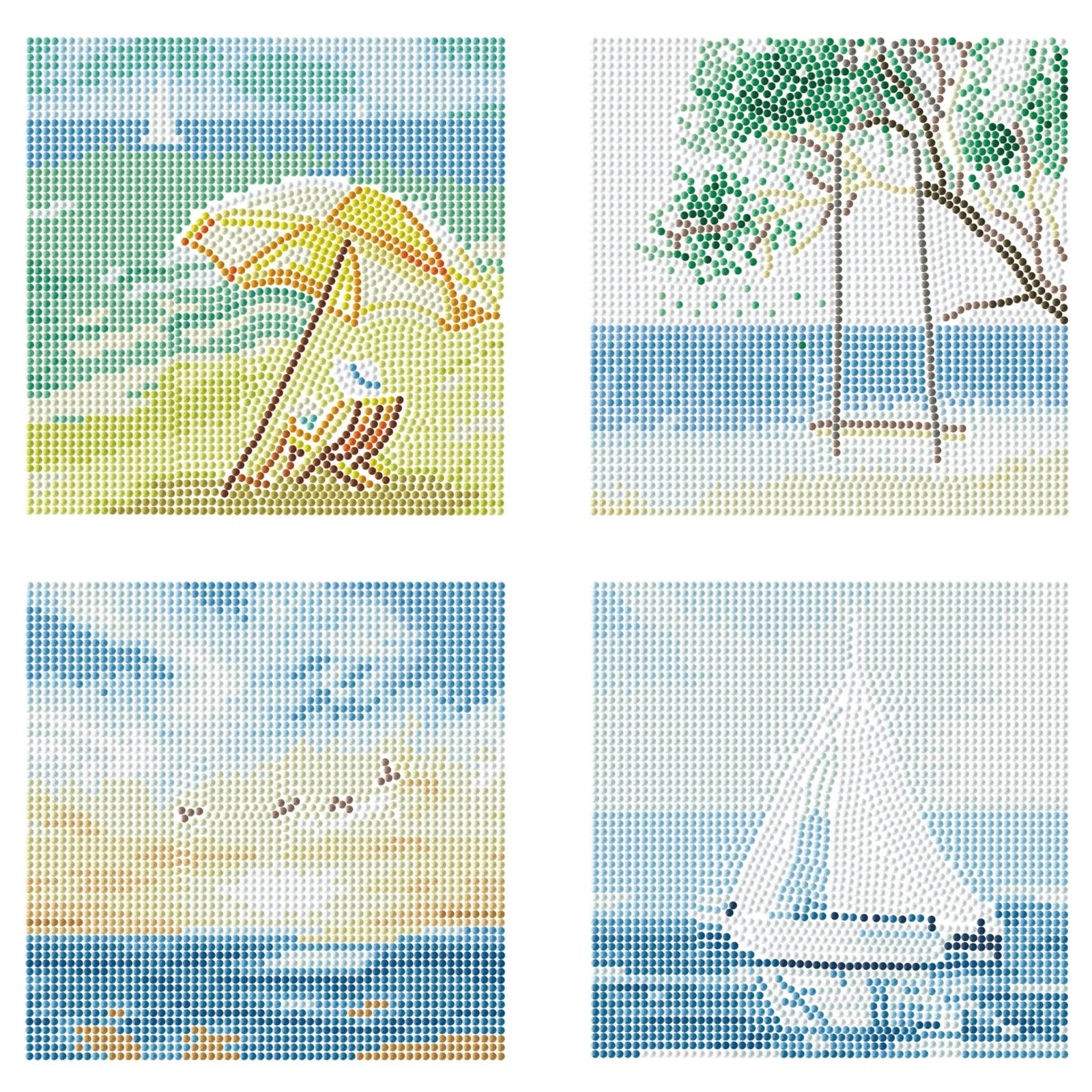 Diamond Dotz Mini Dotz Summer Days Diamond Painting - 5.0" x 5.0" - Image 7