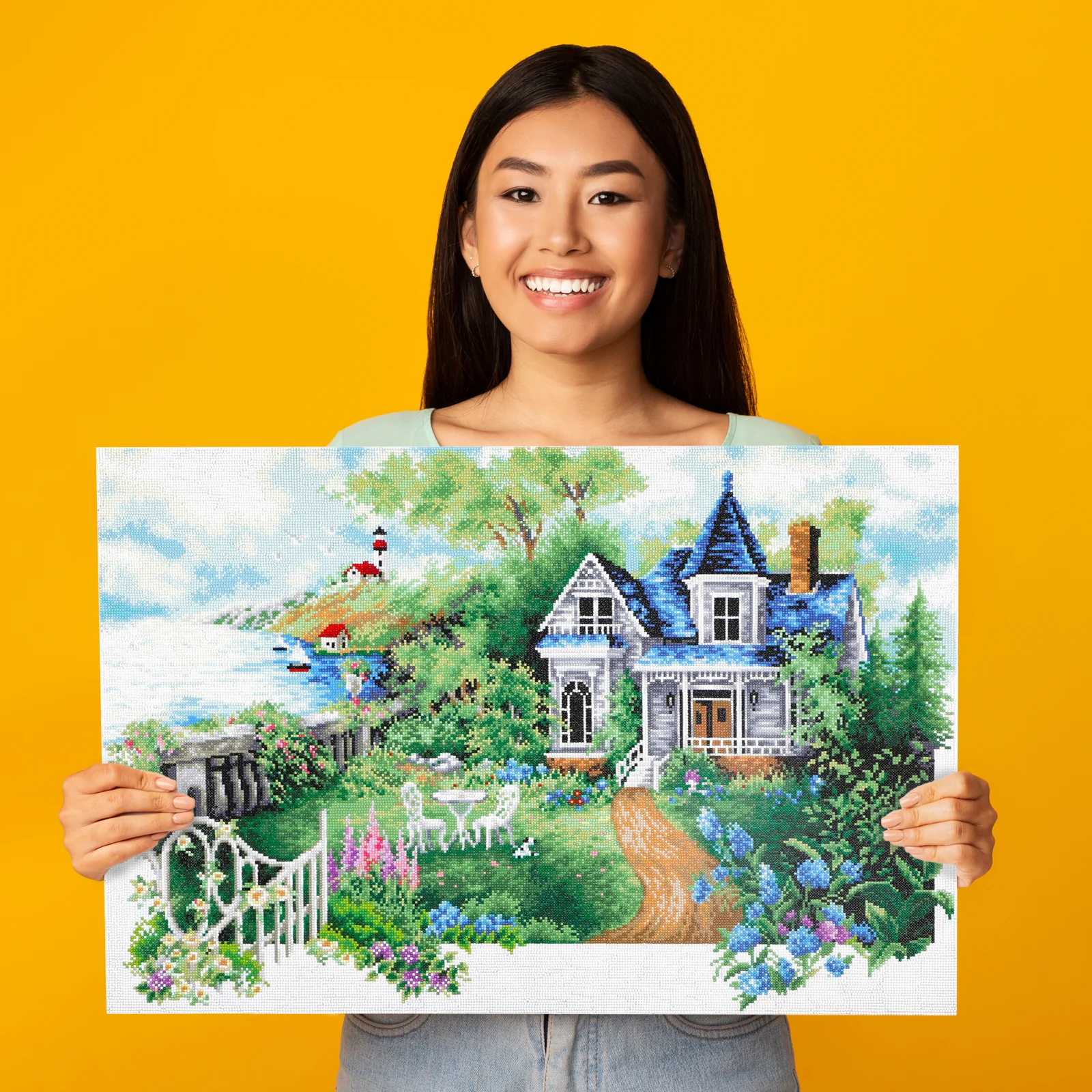 Diamond Dotz Summer Hideaway - 35.4" x 24.0" - Image 2
