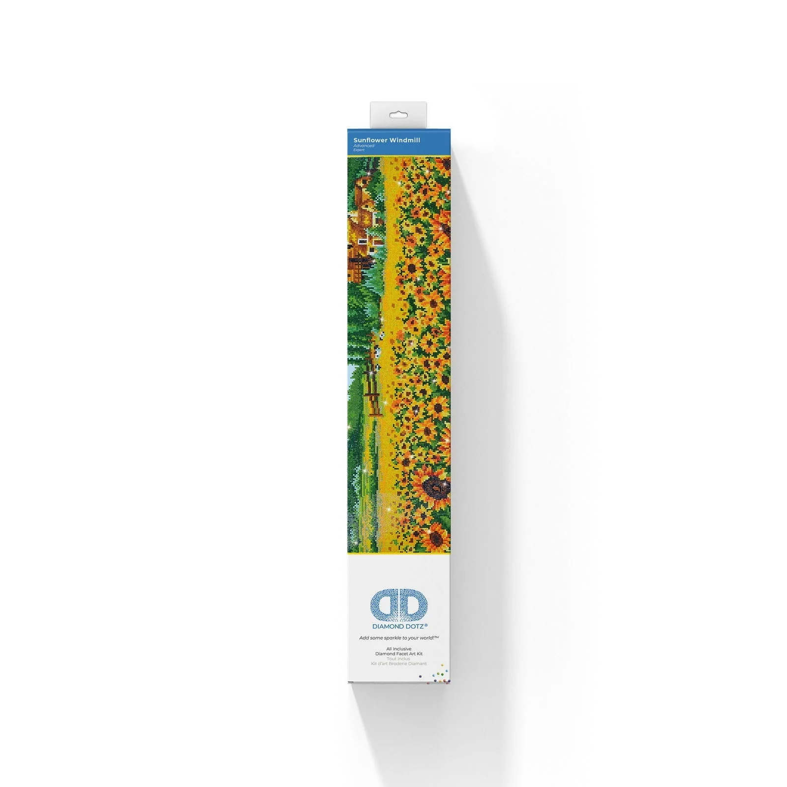 Diamond Dotz Sunflower Windmill - 30.3" x 22.4" - Image 3