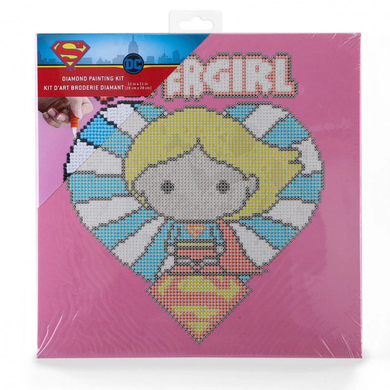 Diamond Dotz Supergirl - 11.0" x 11.0" - Image 11
