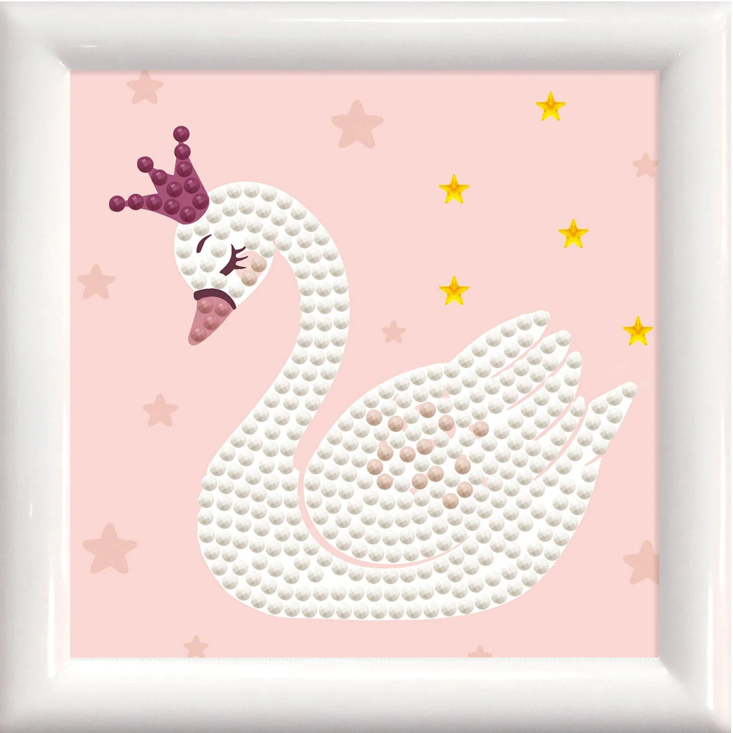 Diamond Dotz Swan Princess Framed Kit - 4.0" x 4.0"