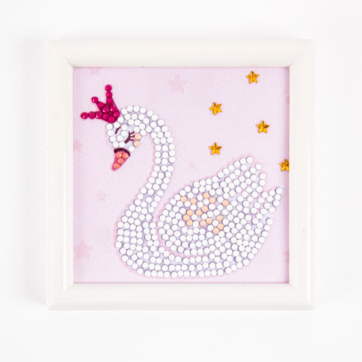 Diamond Dotz Swan Princess Framed Kit - 4.0" x 4.0" - Image 4