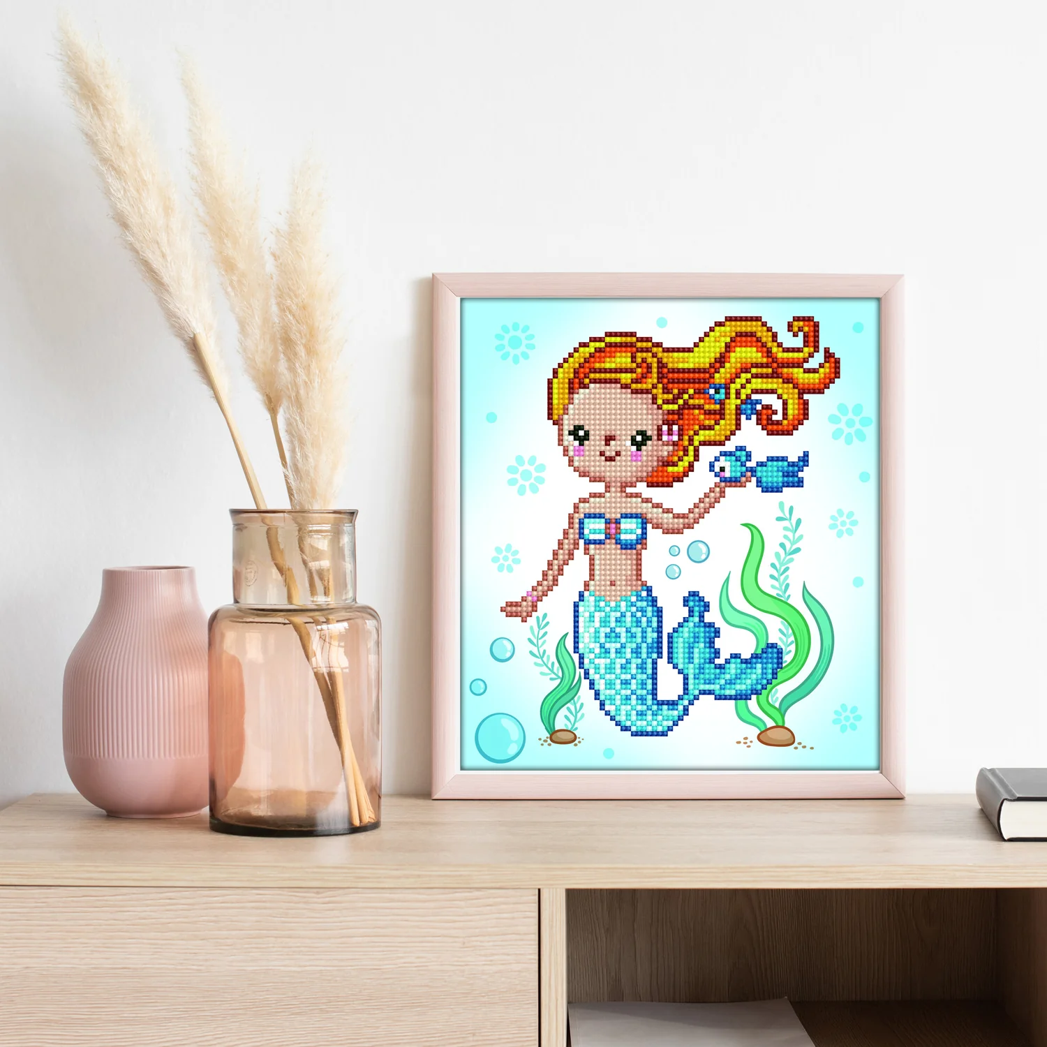 Diamond Dotz DOTZIES Sweet Swimmer Diamond Painting - 9.1" x 9.8" - Image 3