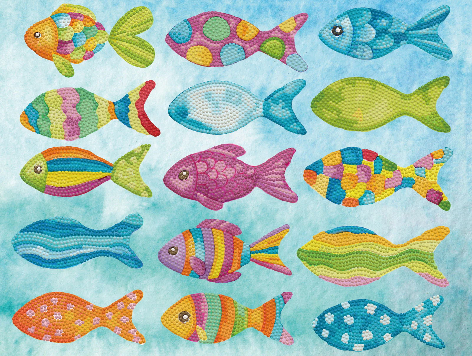 Diamond Dotz Swim School - 16.1" x 12.2"