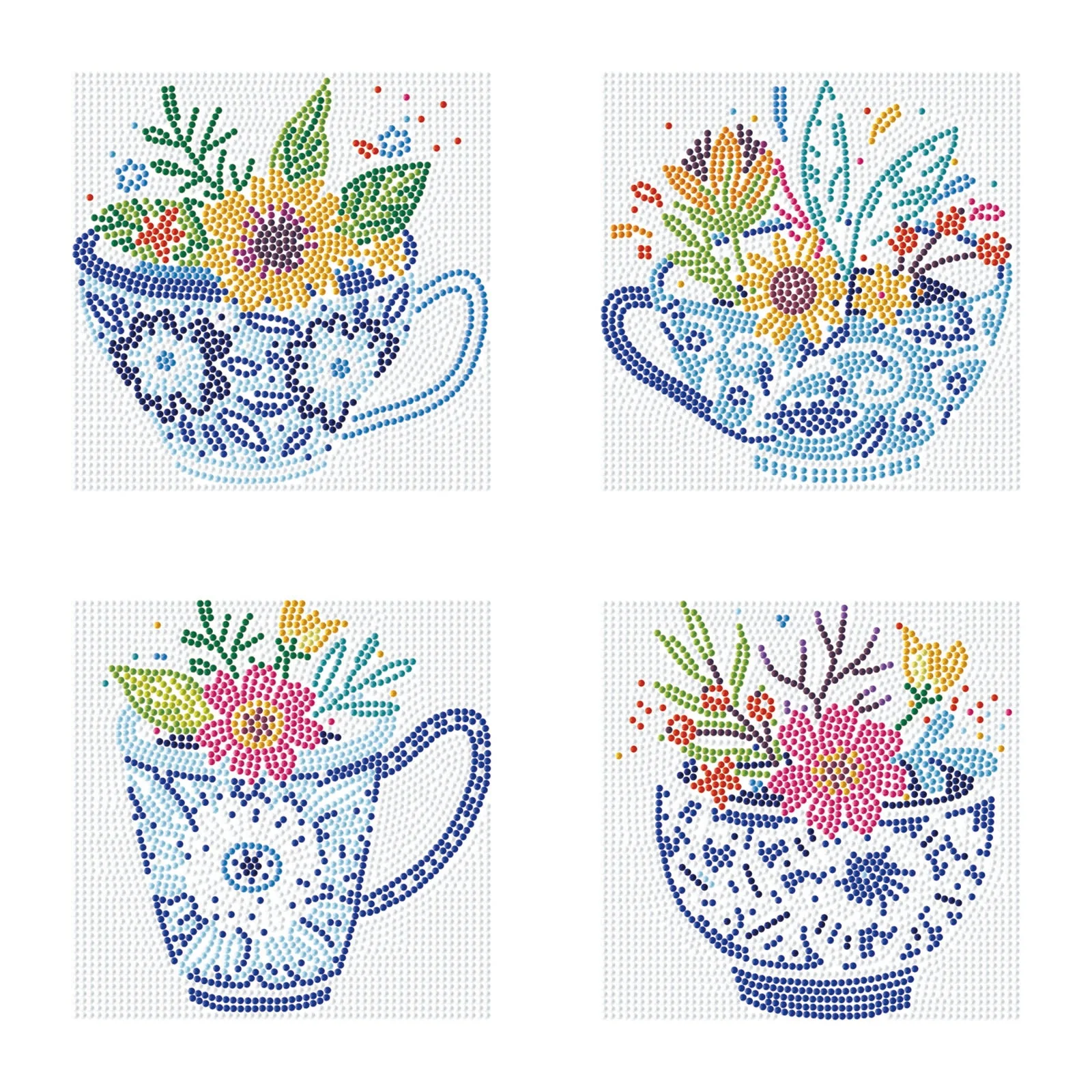Diamond Dotz Mini Dotz Teatime Posies - 5.0" x 5.0" - Image 6